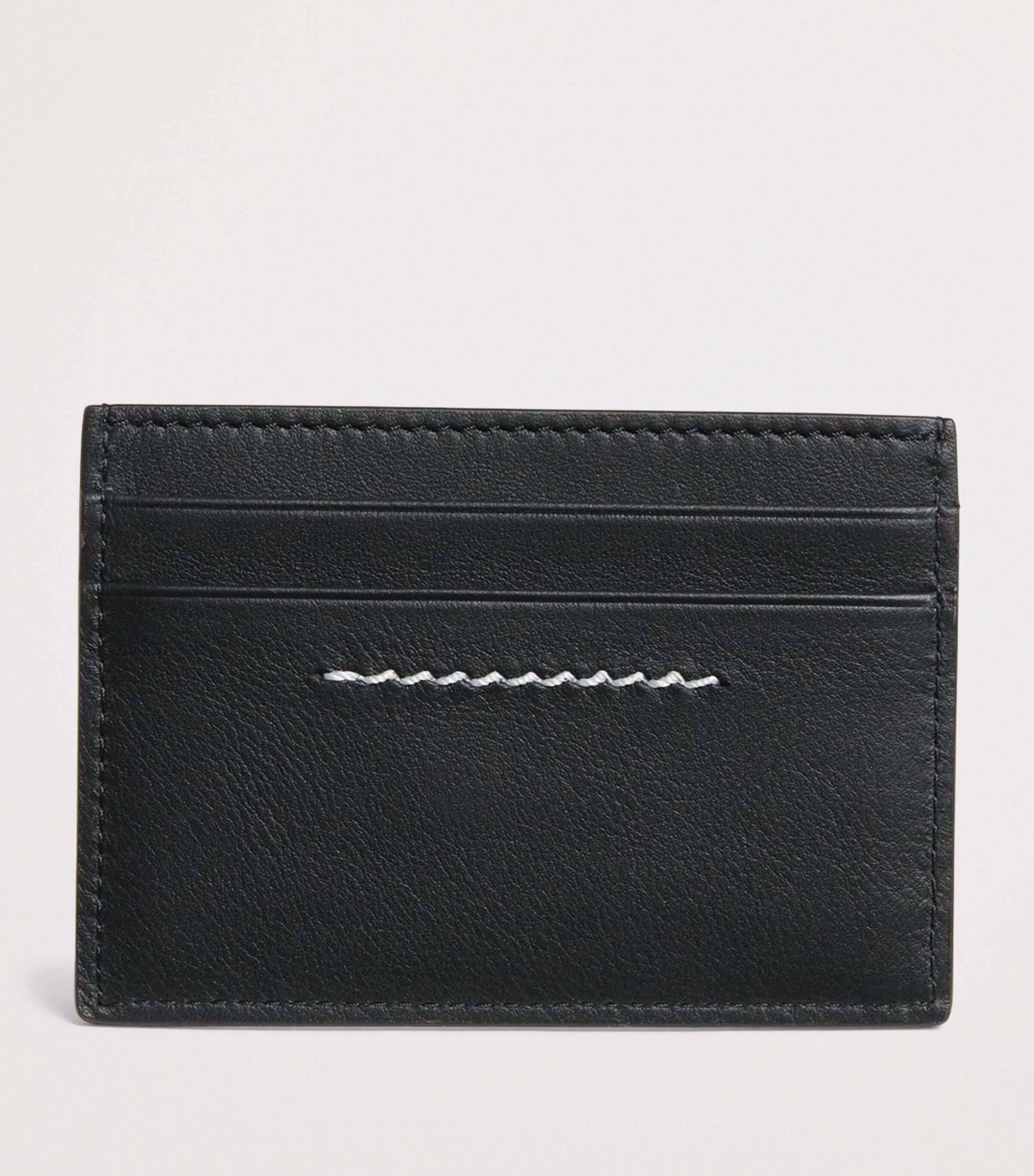 MM6 Maison Margiela Black Leather Numeric Card Holder MM6 Maison Margiela Black Leather Numeric Card Holder