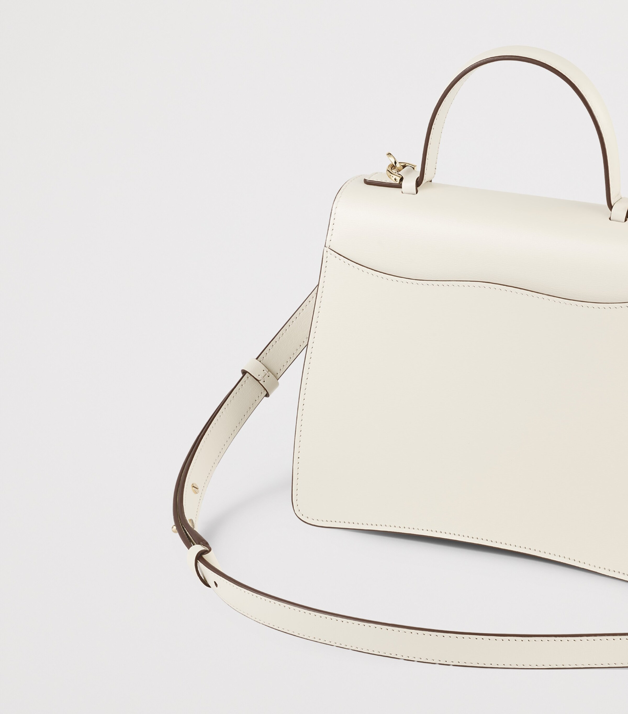 Small Panthère C de Cartier Top-Handle Bag SALT WHITE Image 3
