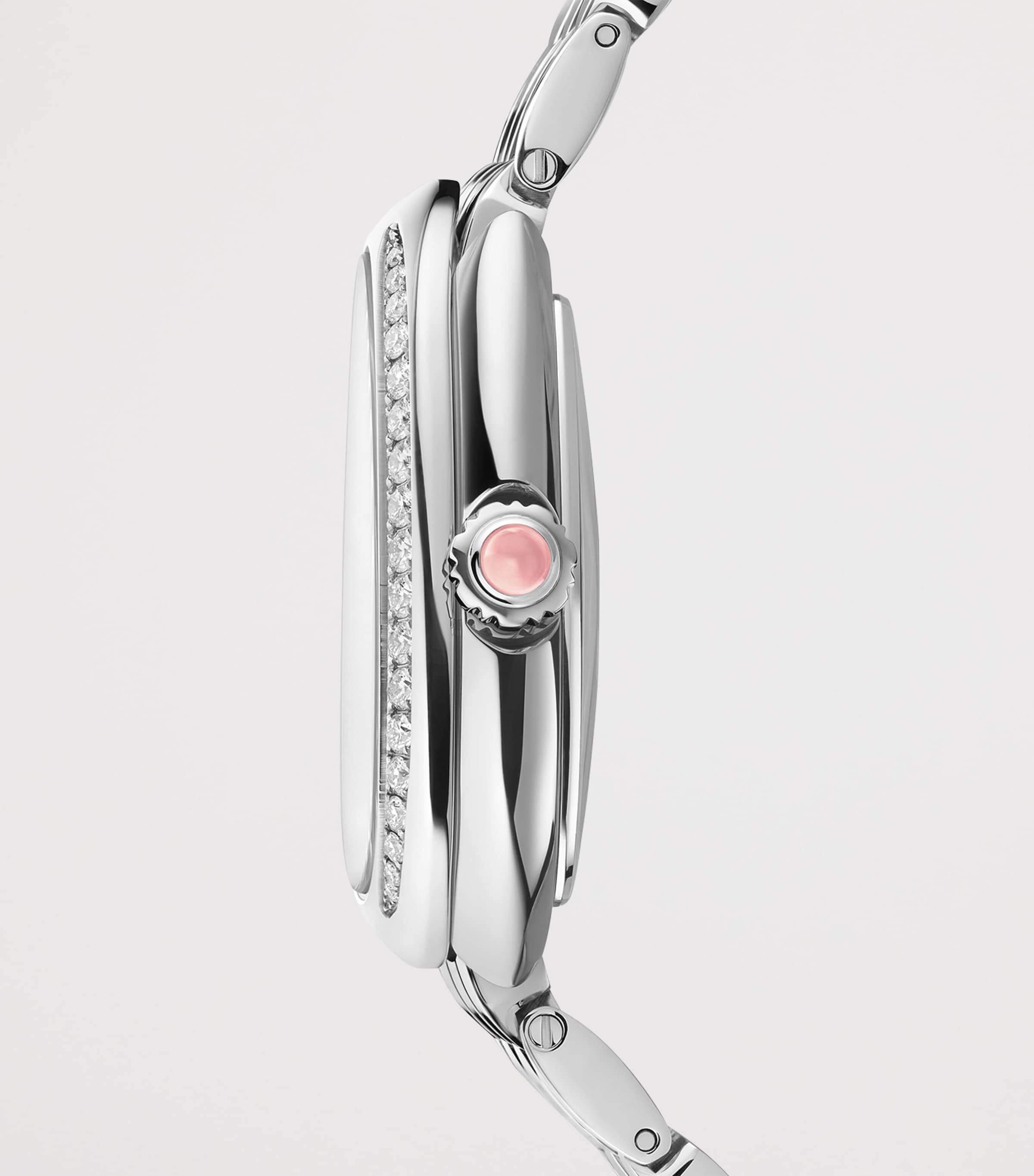 Stainless Steel and Diamond Serpenti Seduttori Watch 34mm BLACK Image 3