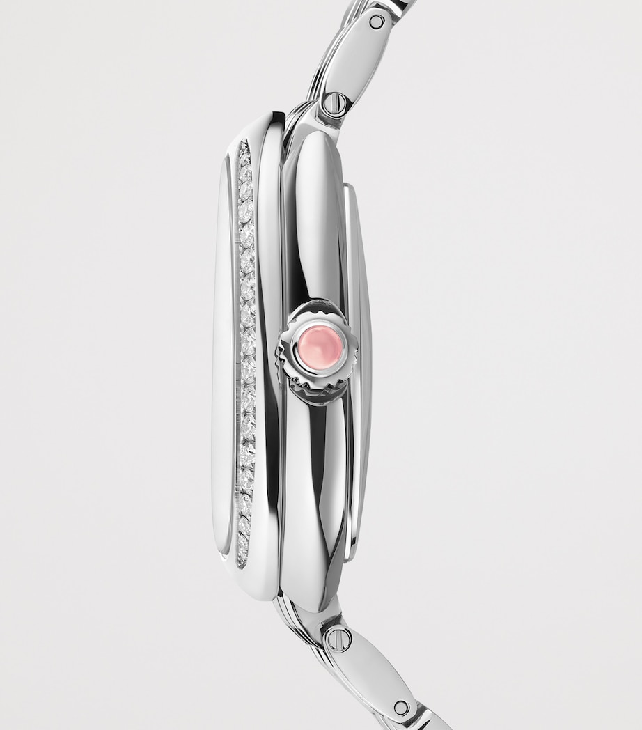 Stainless Steel and Diamond Serpenti Seduttori Watch 34mm BLACK Image 3