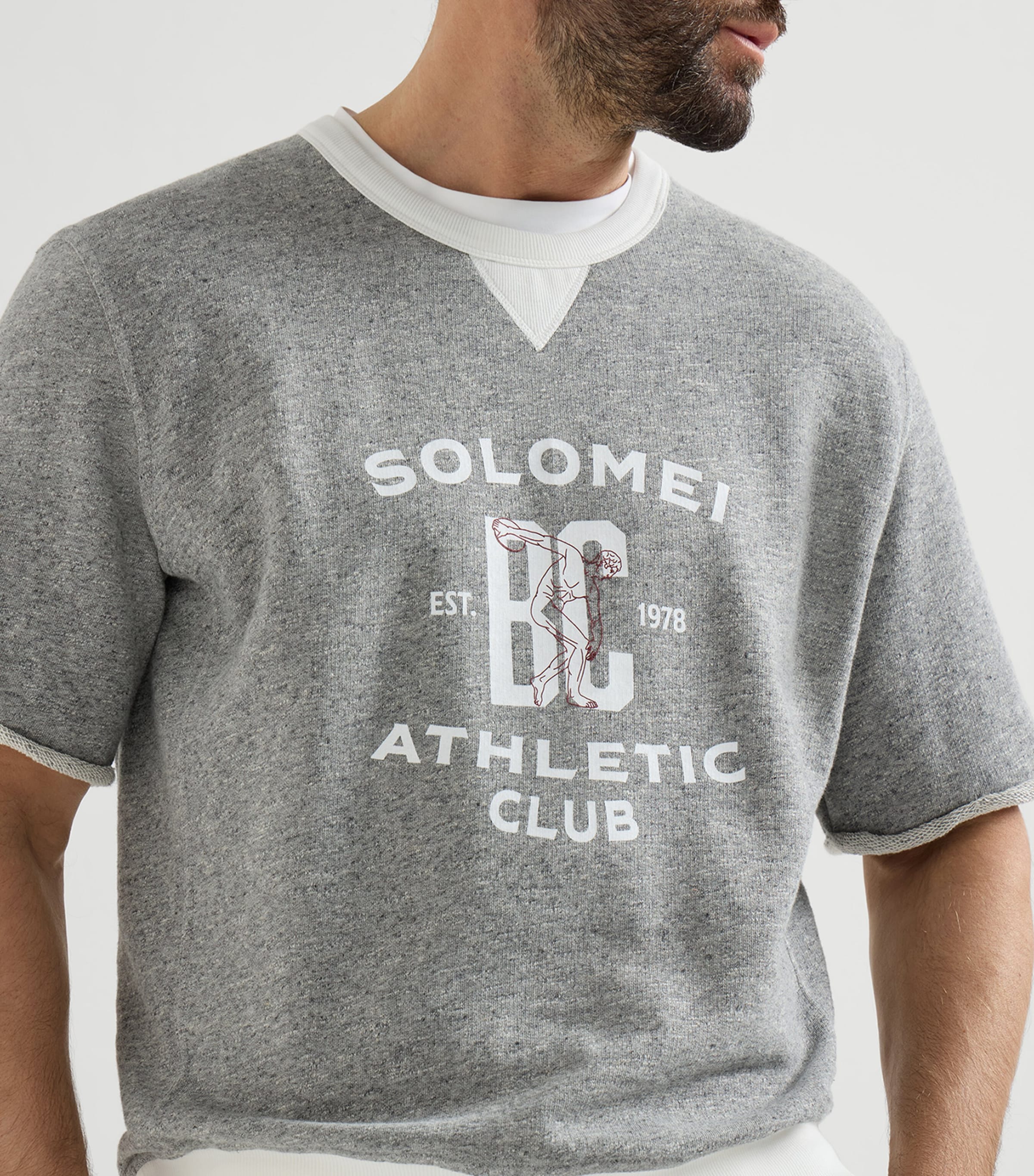 Brunello Cucinelli Mens Cotton-Blend Athletic Club Sweatshirt Image 6