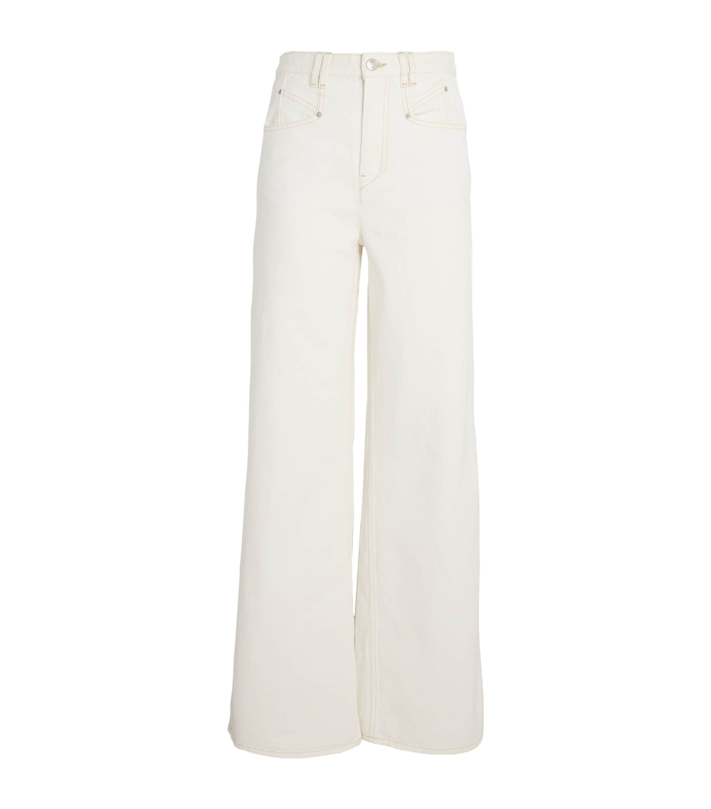 Flared Lemony Jeans 20WH WHITE Image 1
