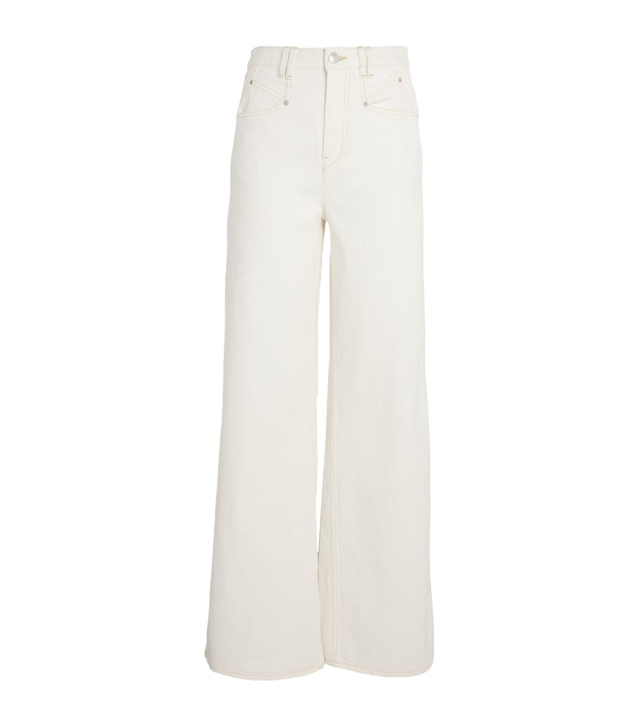Flared Lemony Jeans 20WH WHITE Image 1