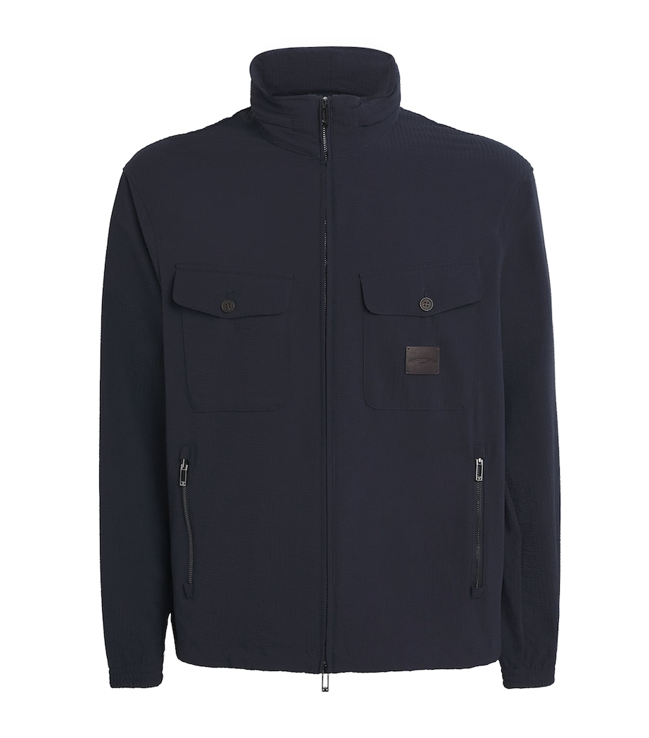 Technical Seersucker Field Jacket UB118 Image 1
