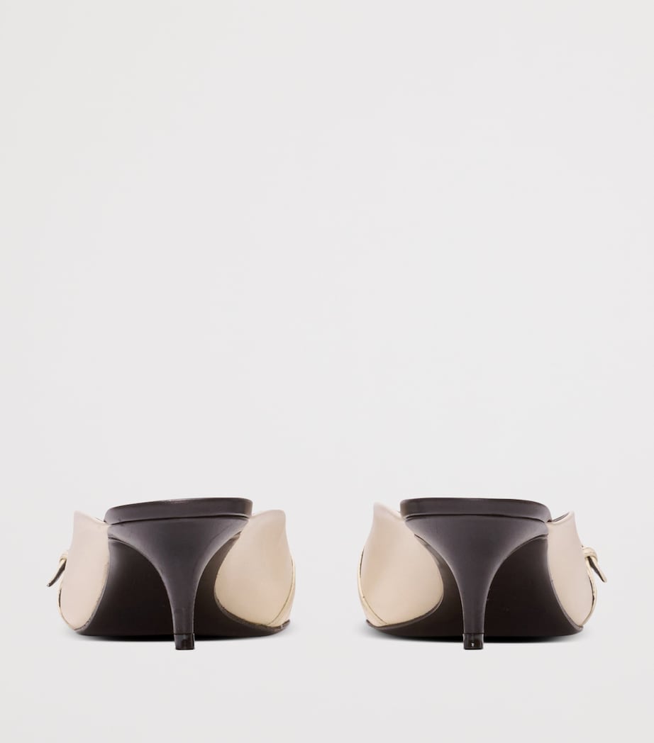 Leather Sync Mules 50 0AI IVOIRE Image 6