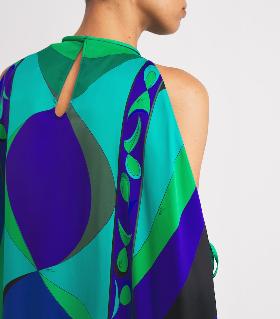 Iride Print Kaftan 016 SMERALDO Image 4