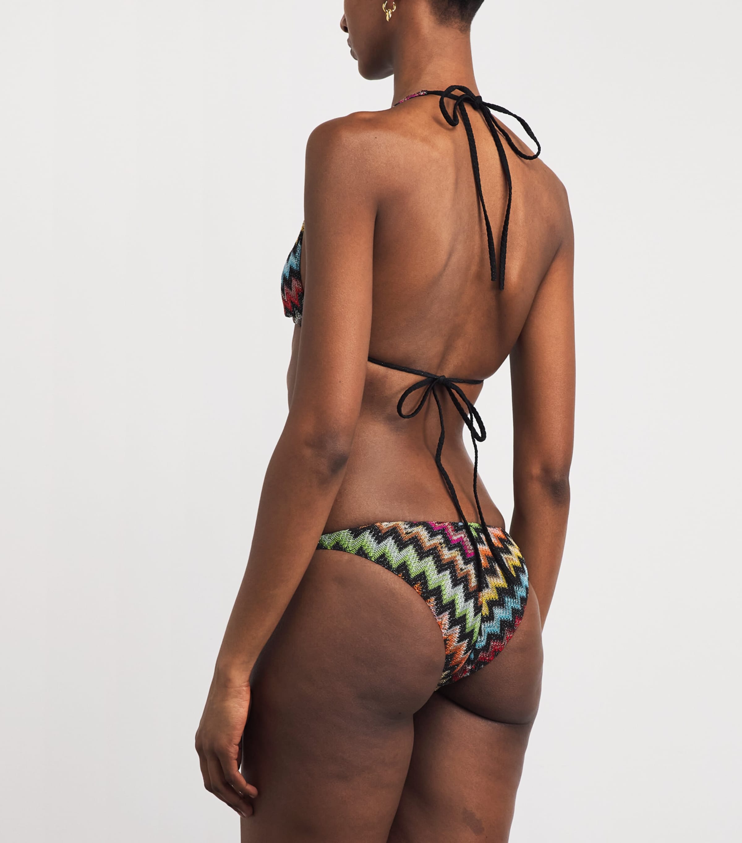Missoni Womens Zigzag Playful Halterneck Bikini Image 3