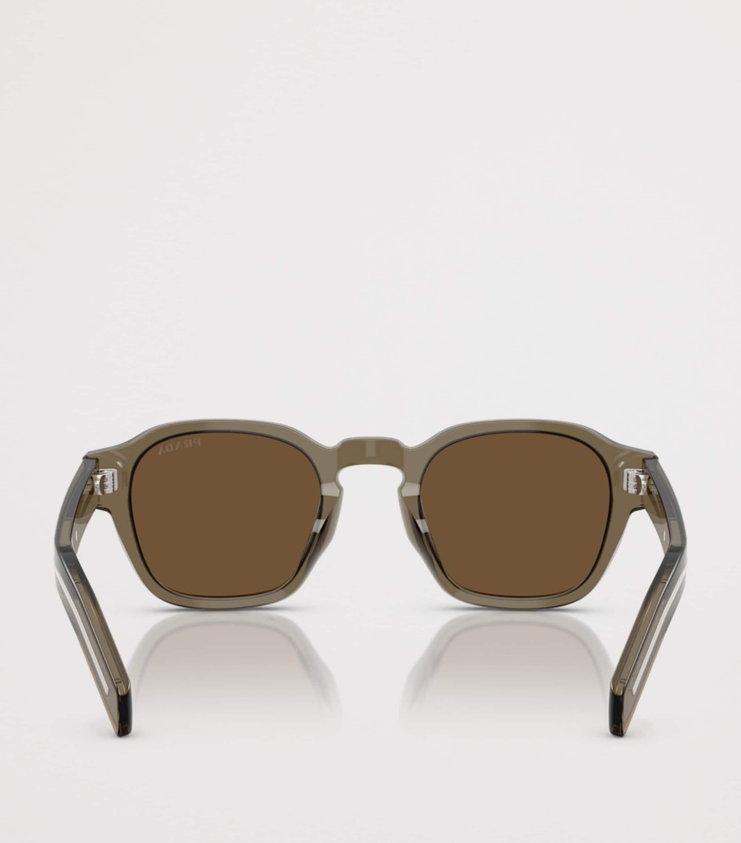 Prada Acetate Phantos Sunglasses Beige Image 4