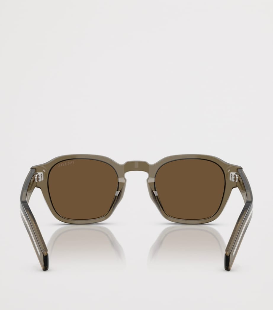 Prada Acetate Phantos Sunglasses Beige Image 4