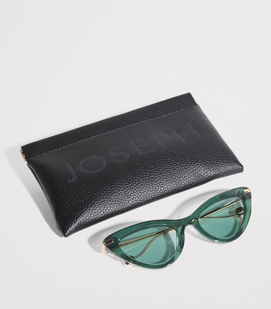 Joseph Cat Eye Laarous Sunglasses Mint Image 4