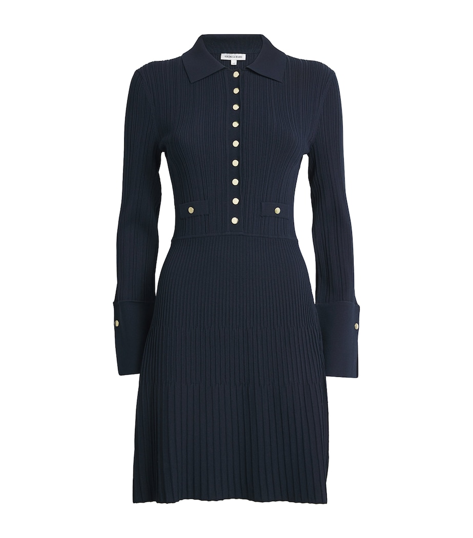 Ribbed Lauper Mini Dress NAVY Image 1