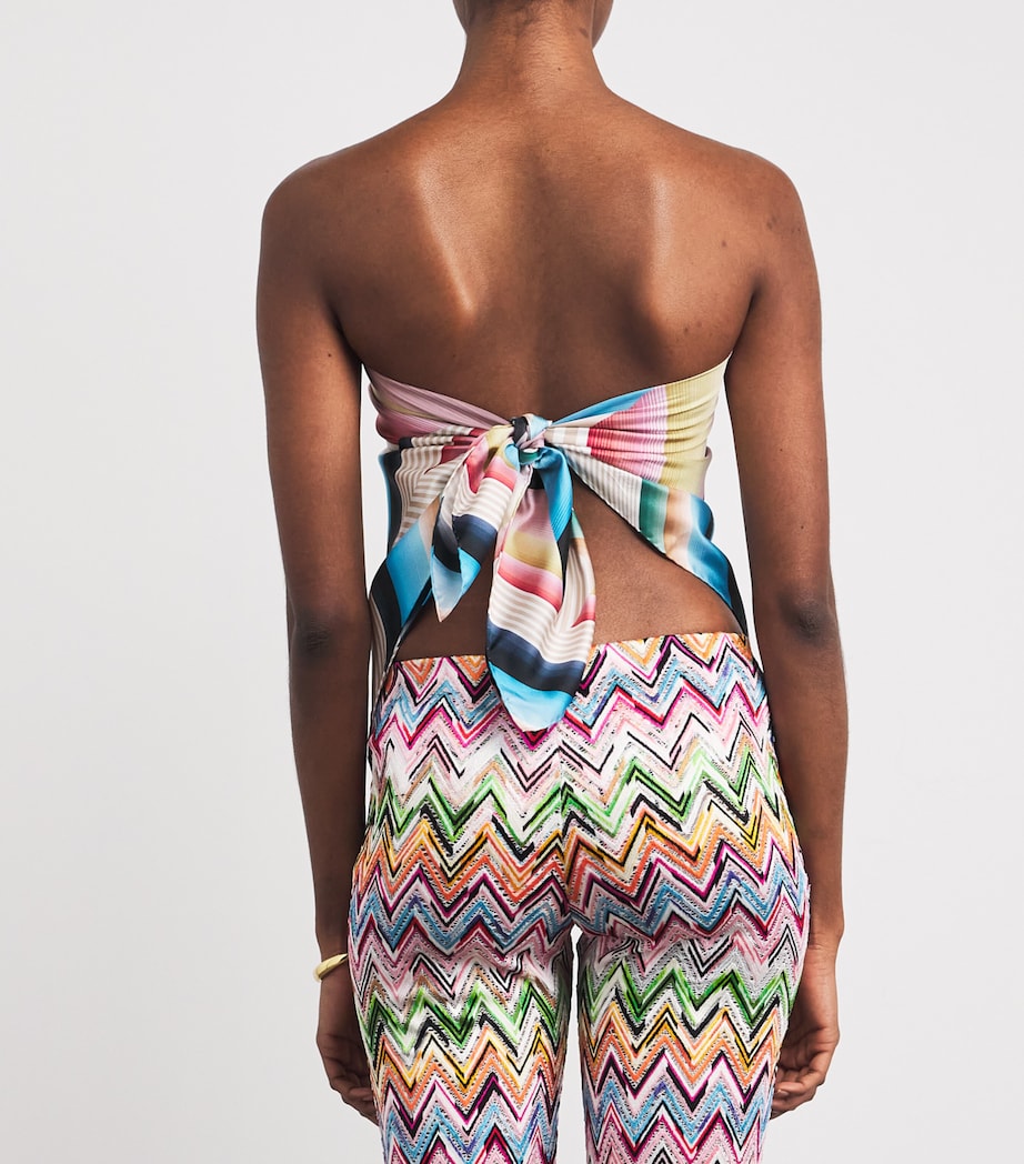 Zigzag Scarf Bandeau Top 0001 Image 4