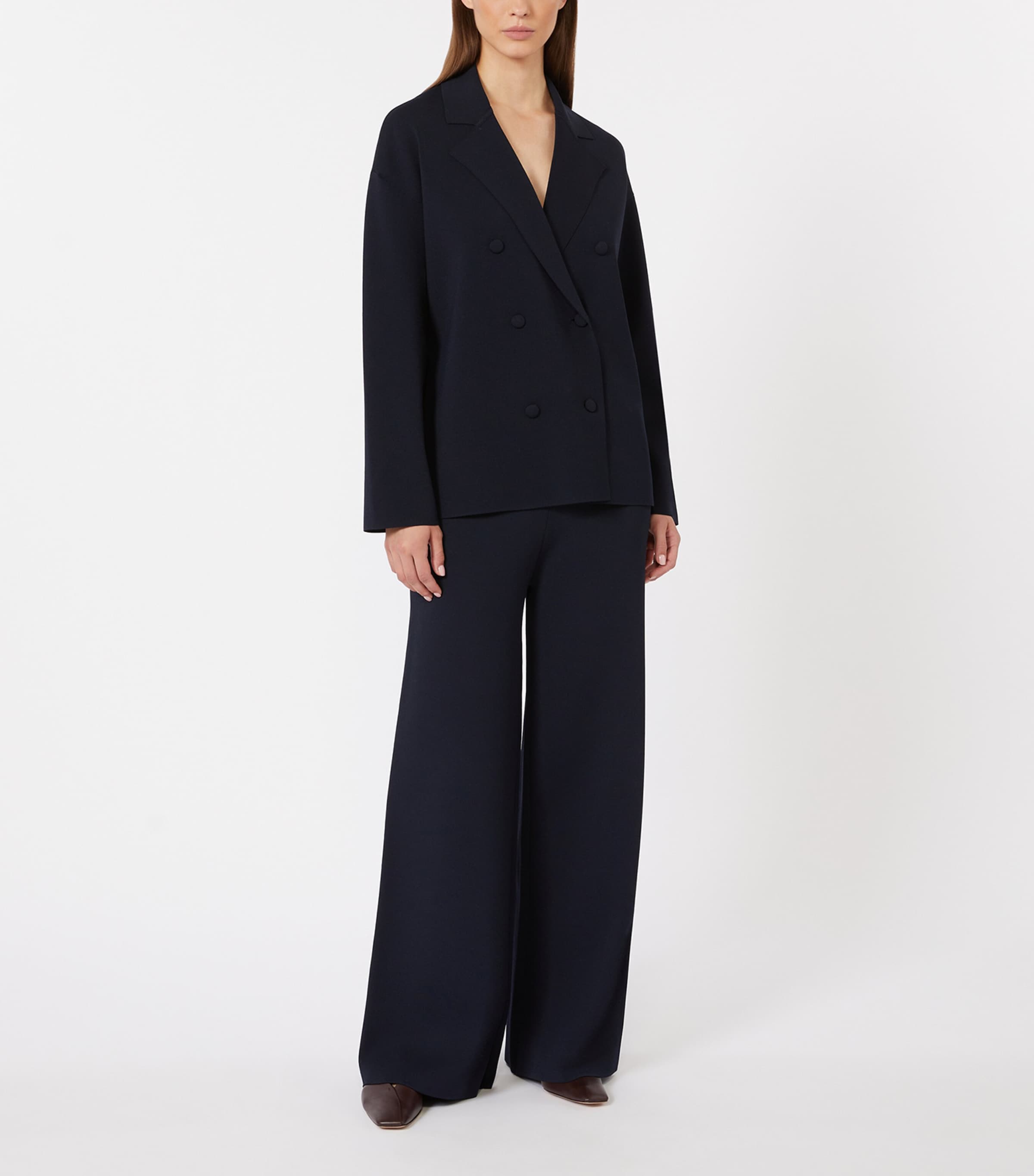 Knit Wide-Leg Trousers ULTRAMARINE Image 2