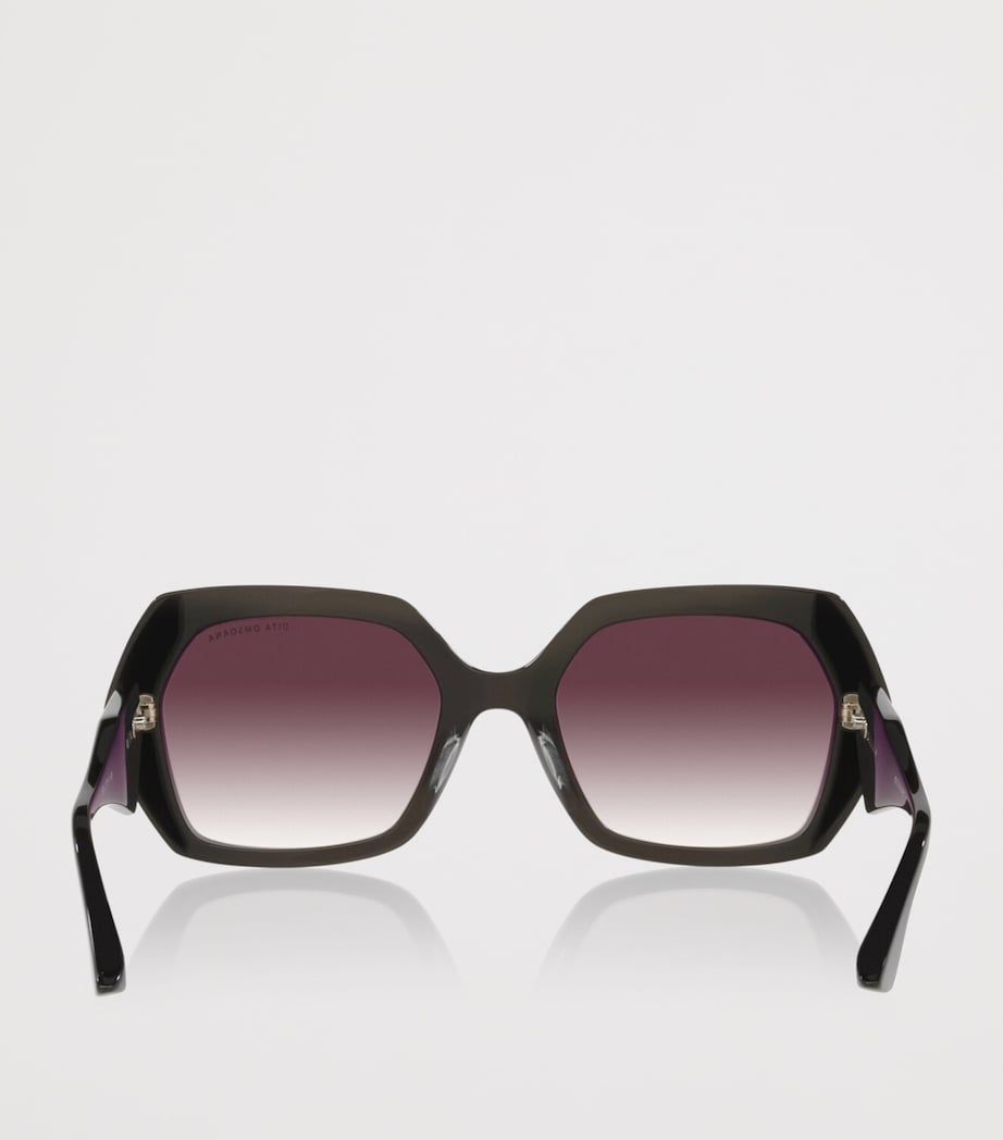 DITA Omsoana Angular Square Sunglasses Black Image 4