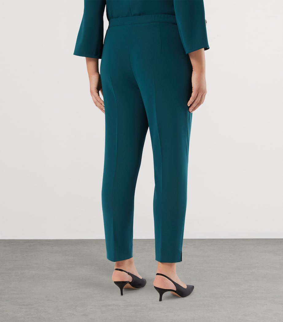 Tapered Slim Tailored Trousers EMERALD Image 3