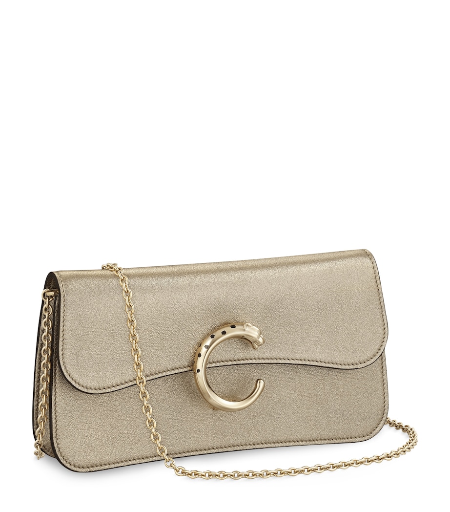 Cartier Mini Metallic Leather Panthère de Cartier Cross-Body Bag Gold Image 1