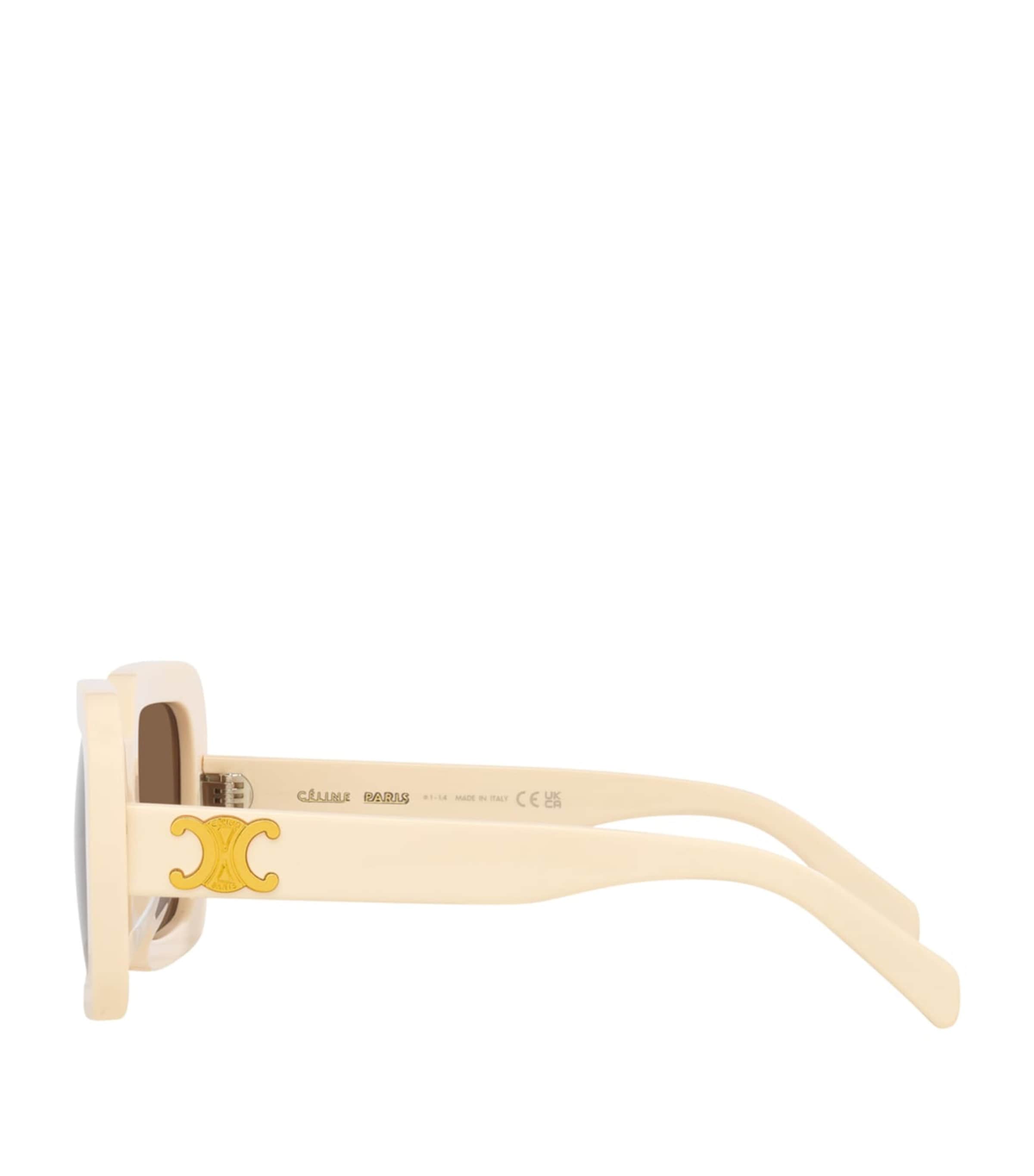 Oversized Square Triomphe Sunglasses 3100D1 Image 3