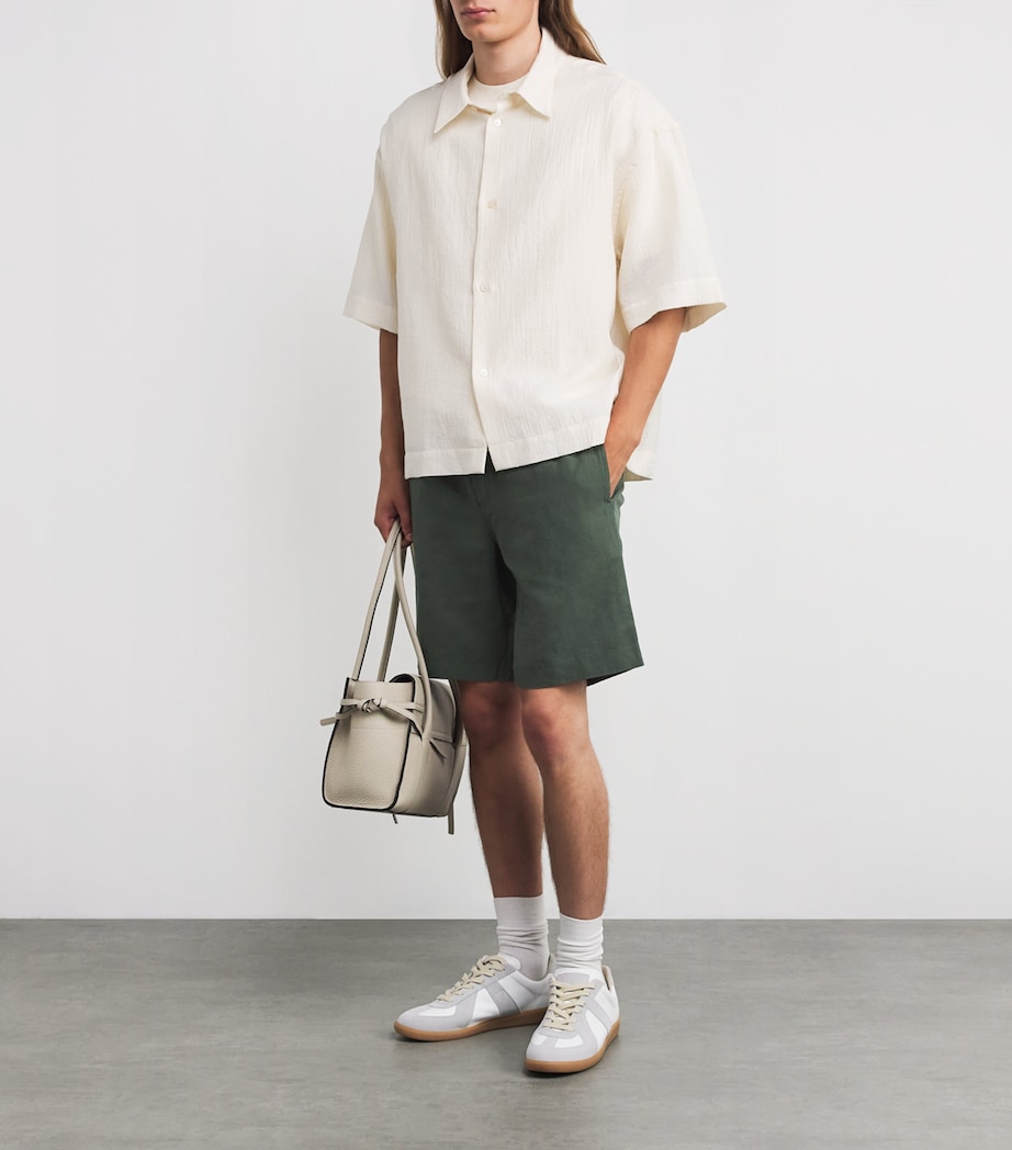 Linen Straight Shorts CLIMB IVY 190307TCX Image 2