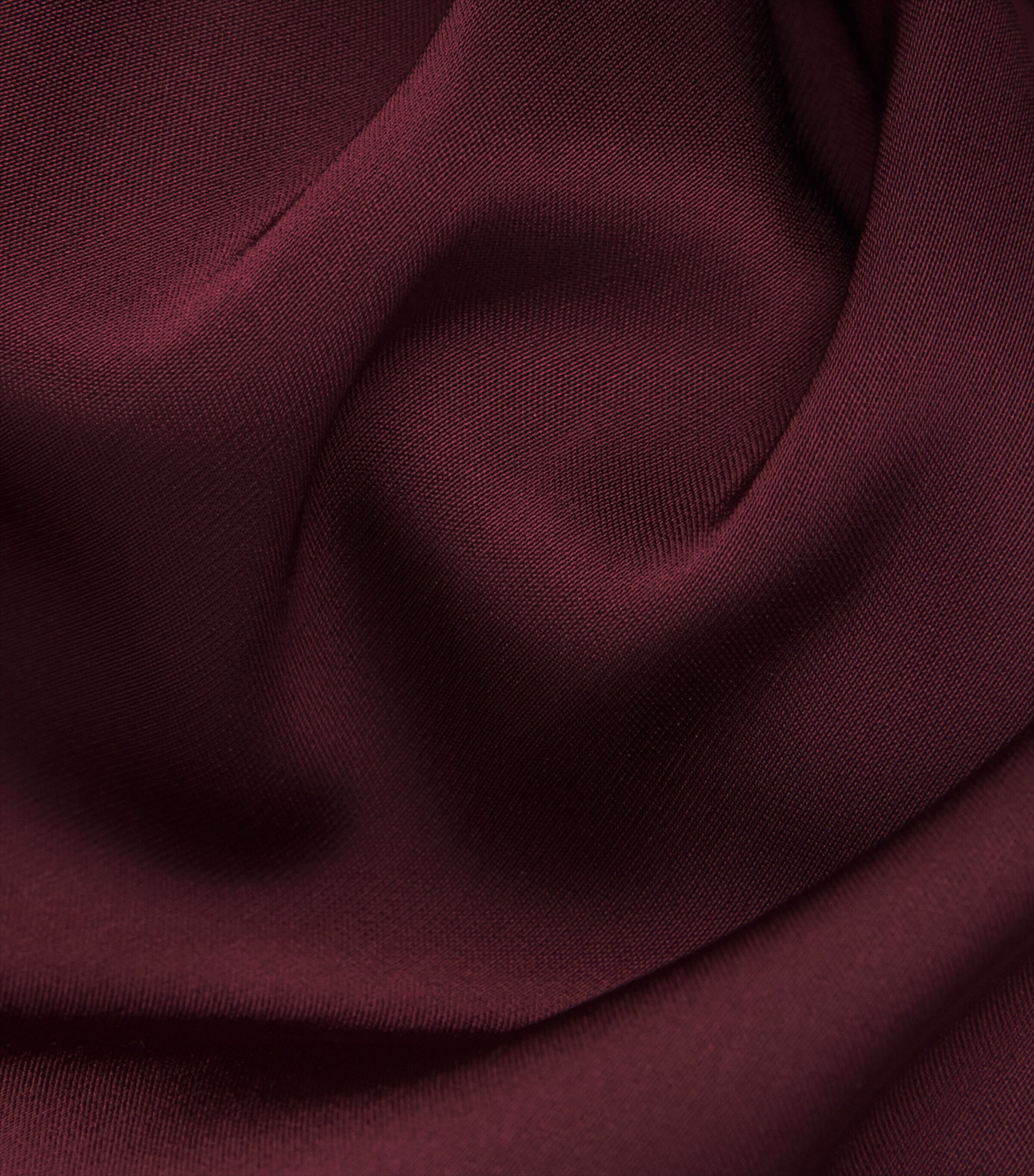 Satin Draped Midi Dress RED Image 5