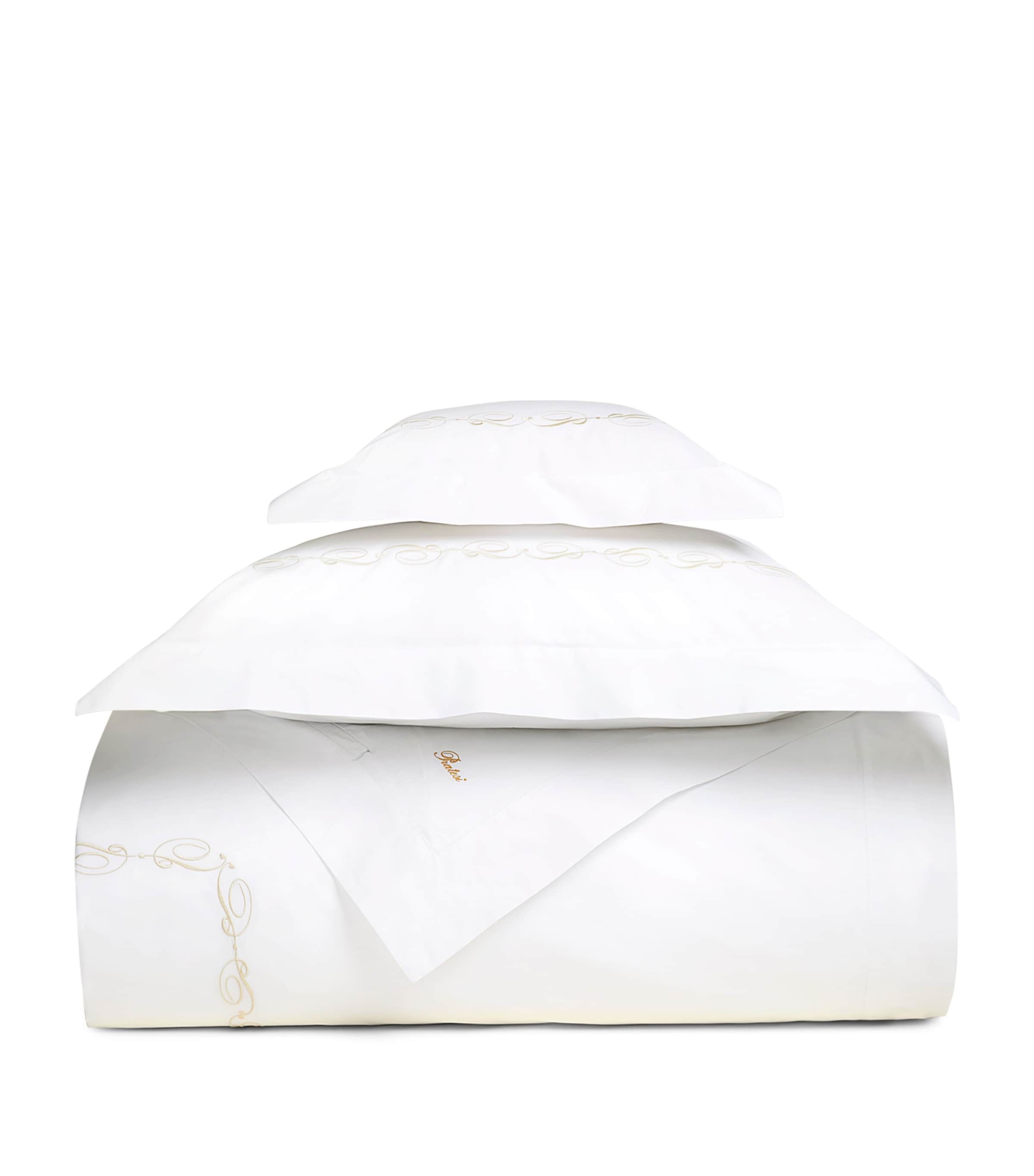 Pratesi Icona Boudoir Pillowcase (30cm x 40cm) White/beige Image 3