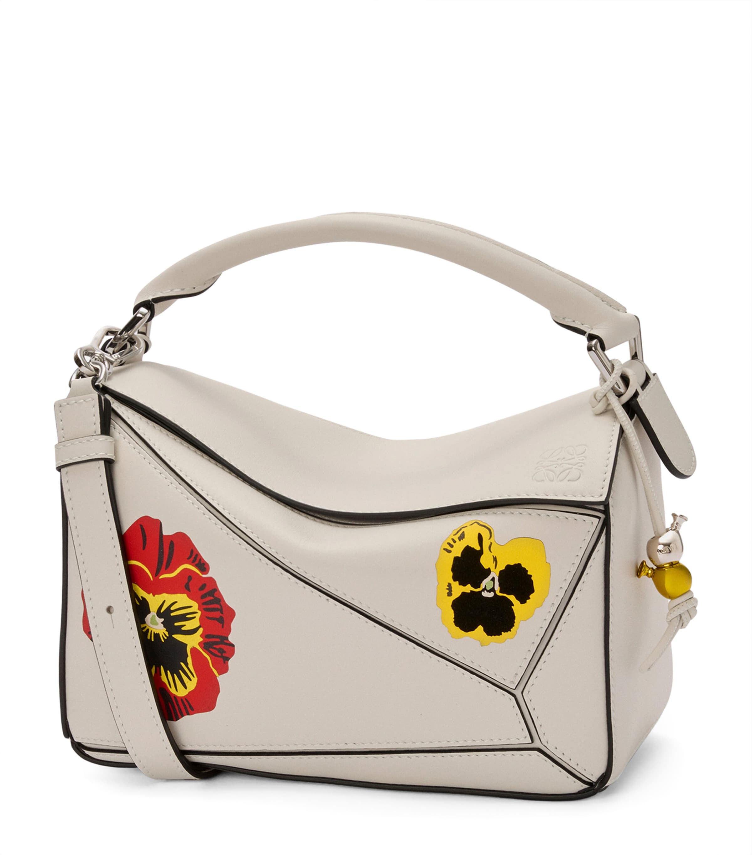 Loewe Puzzle 10 Re-edition Joe Brainard Top-handle Bag
