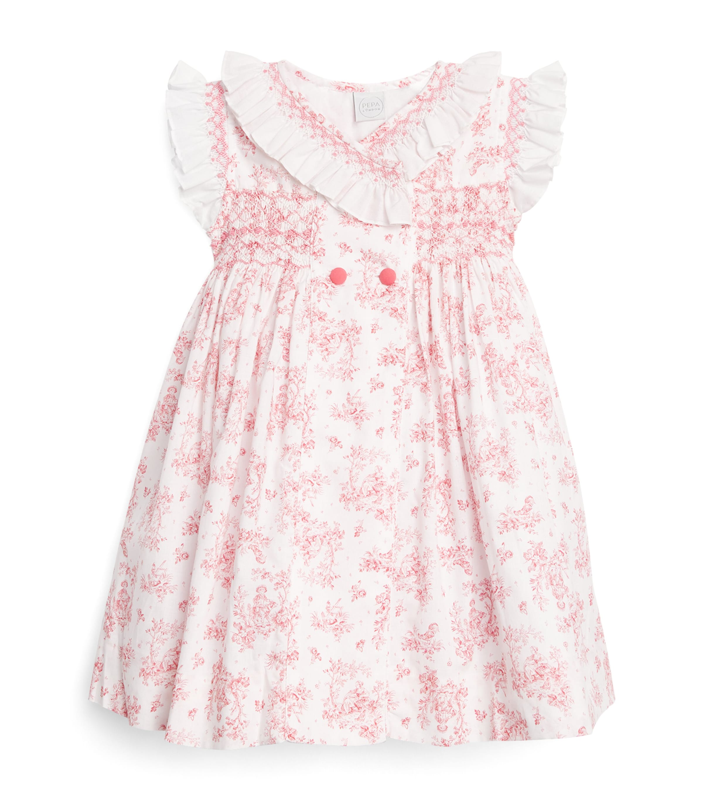 Pepa London Kids' Linen-cotton Audrey Dress