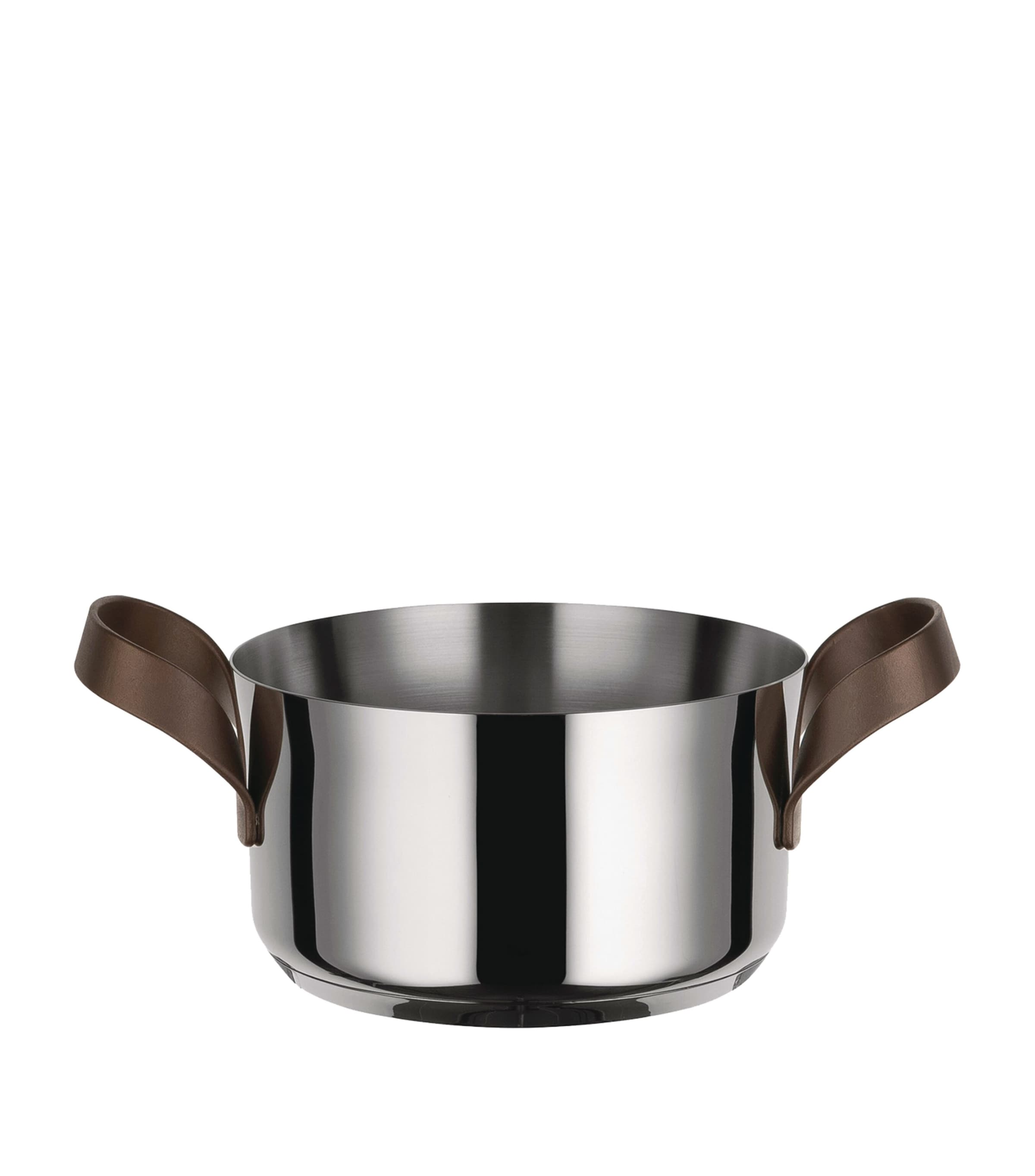 Alessi Edo Two-handle Pan In Metallic