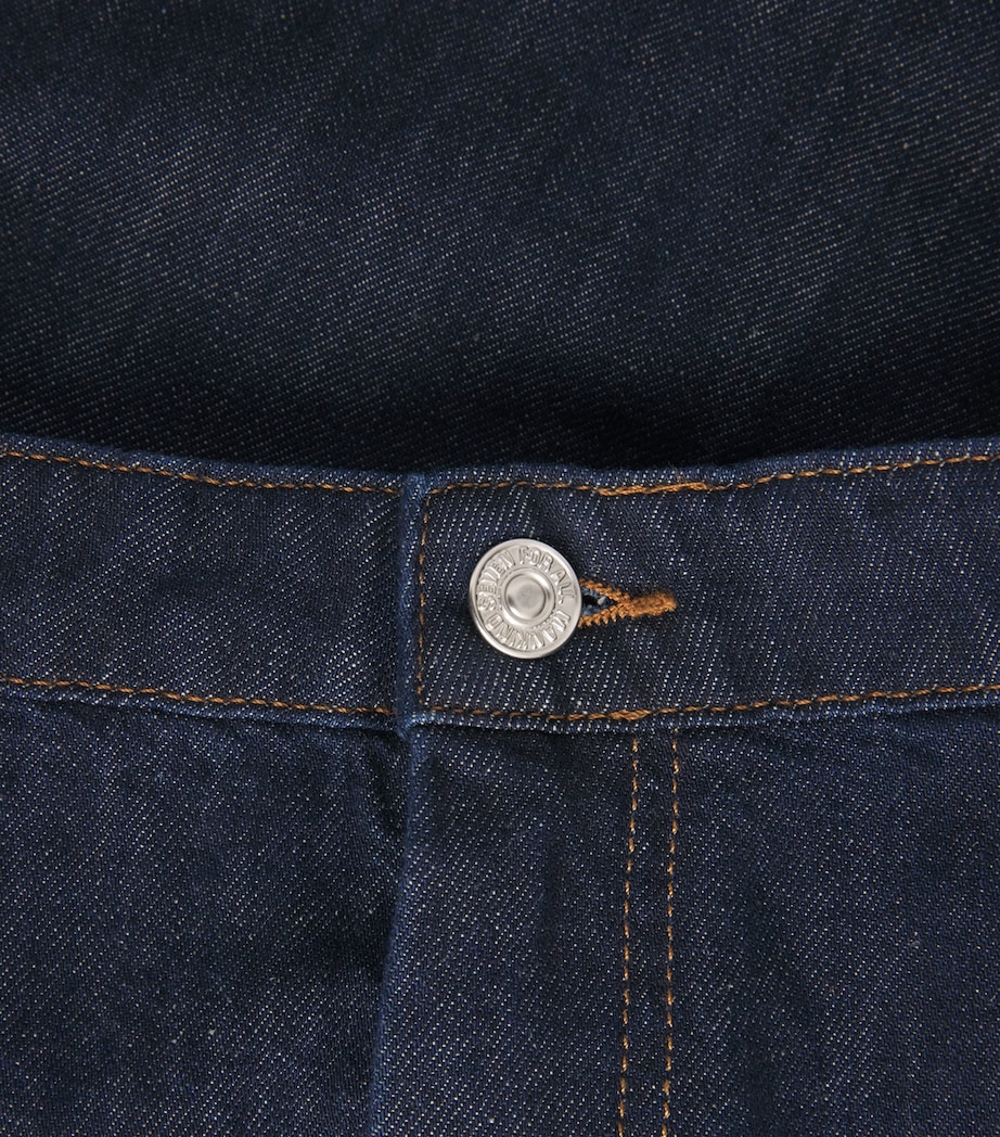 7 For All Mankind Womens Cotton-Linen Mid-Rise Shorts Blossom Image 6