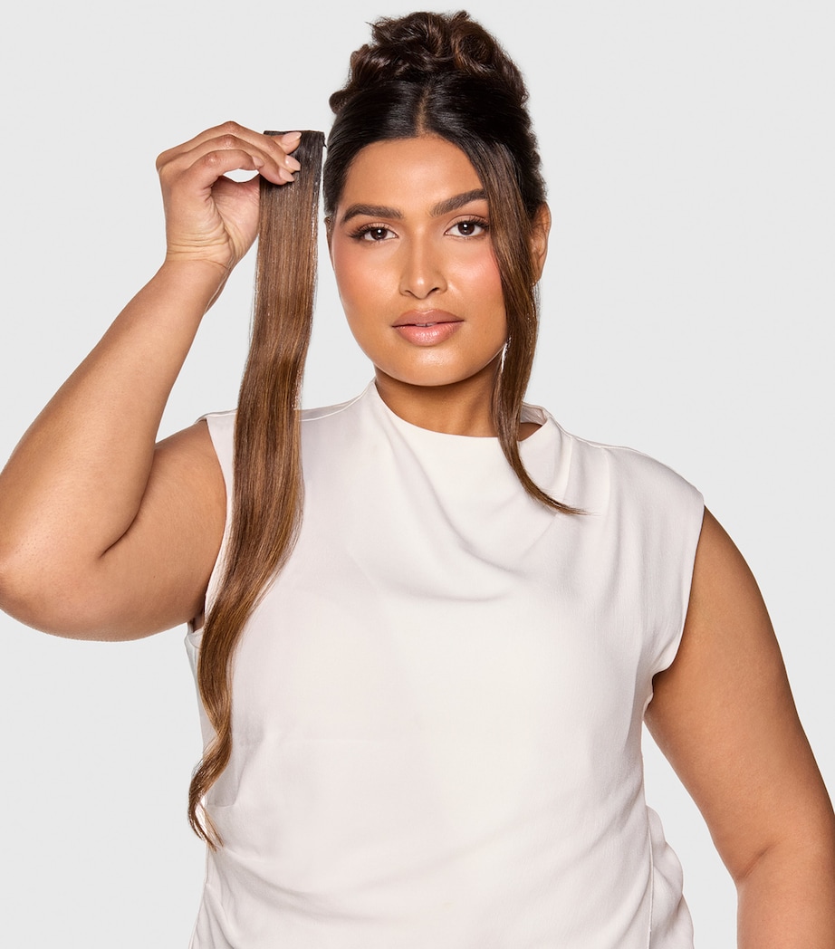 Beauty Works x Huda BARELY THERE Mix & Match Minis Clip-In Hair Extensions (20") HUDA Image 4