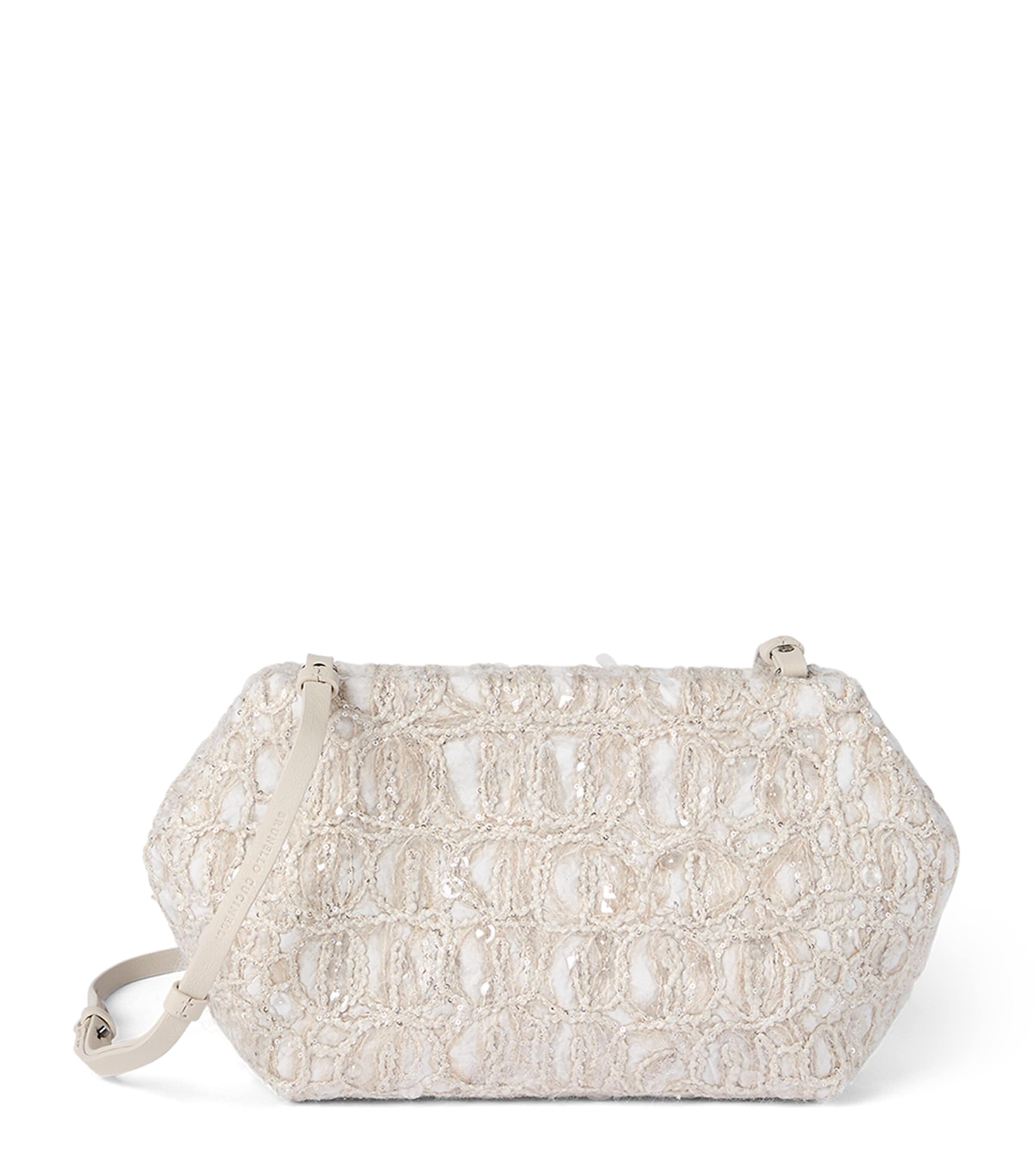 Silk Dazzling Croc Shoulder Bag C600 Image 1