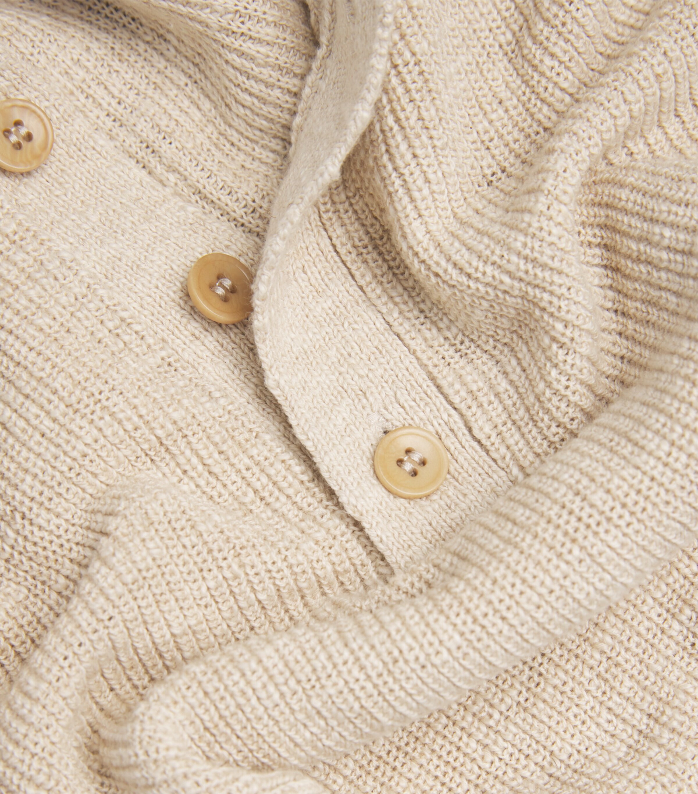 PAIGE Mens Cotton-Linen Polo Sweater Joshua Tree Image 5