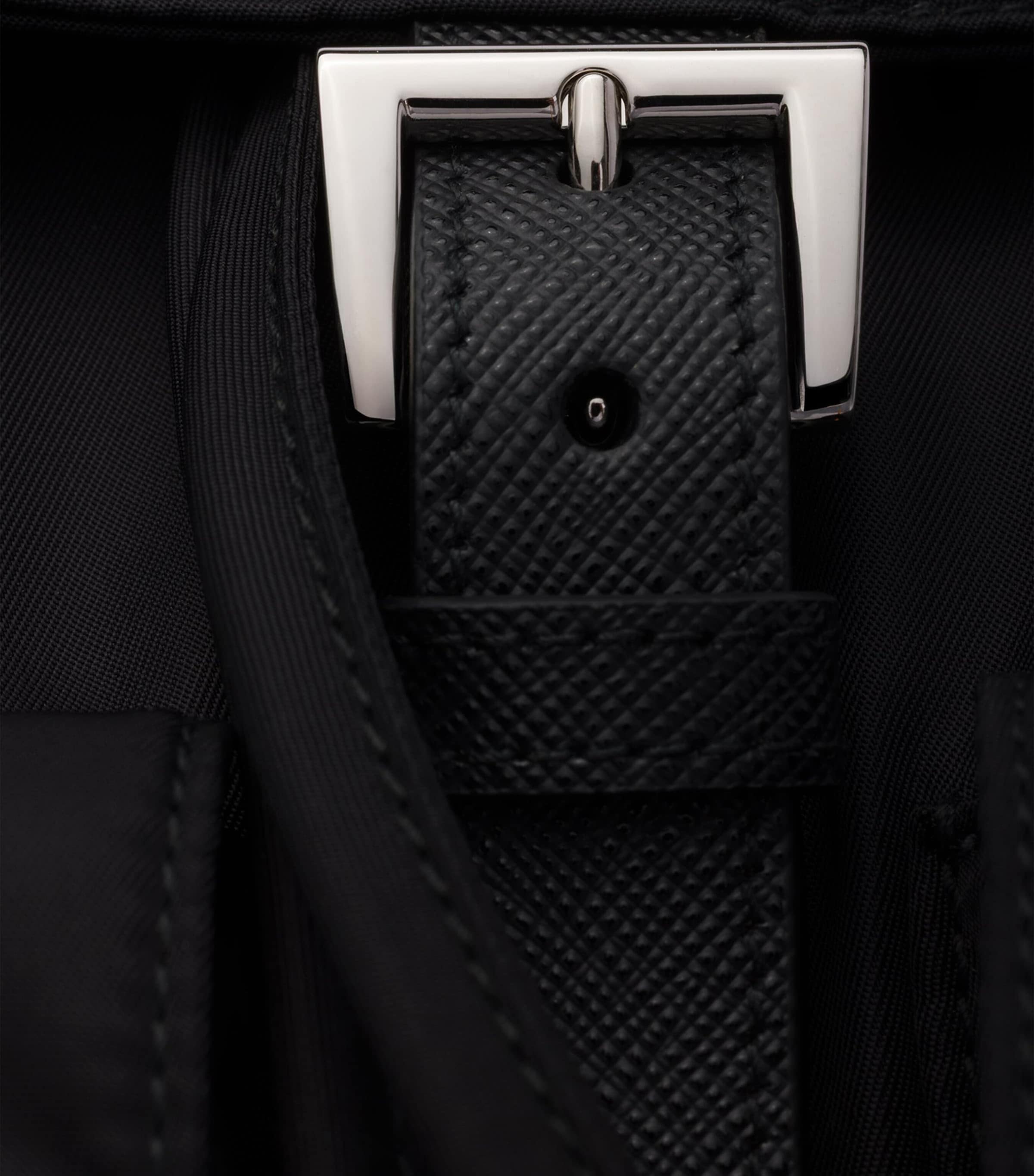 Prada Medium Re-Nylon Backpack Black Image 6