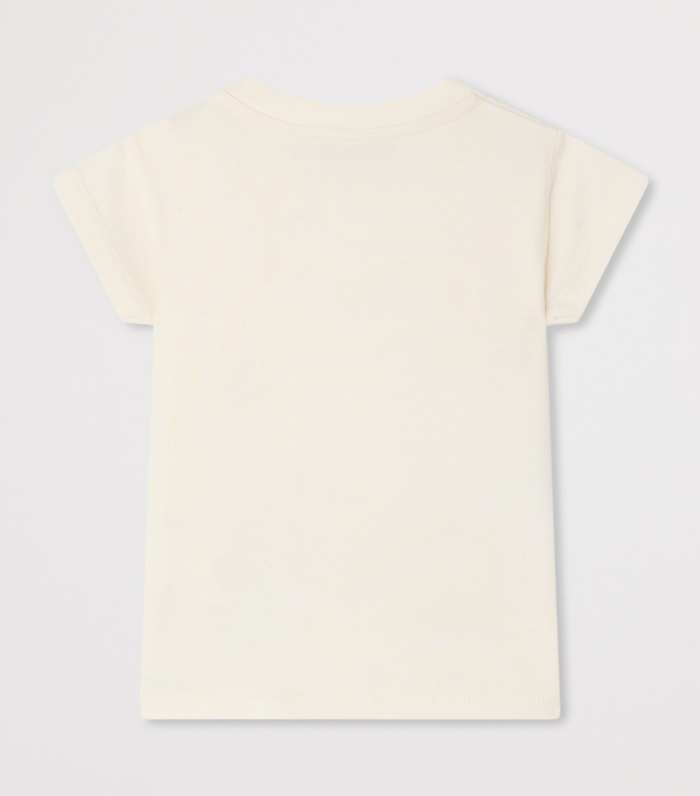 Cotton Tom T-Shirt (6-18 Months) UPB IVOIRE Image 2