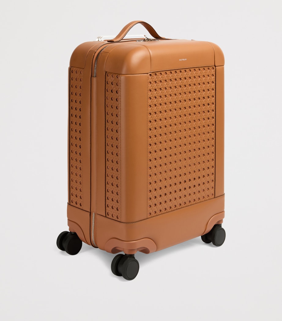 Leather Carry-On Suitcase (55cm) WALNUT Image 4