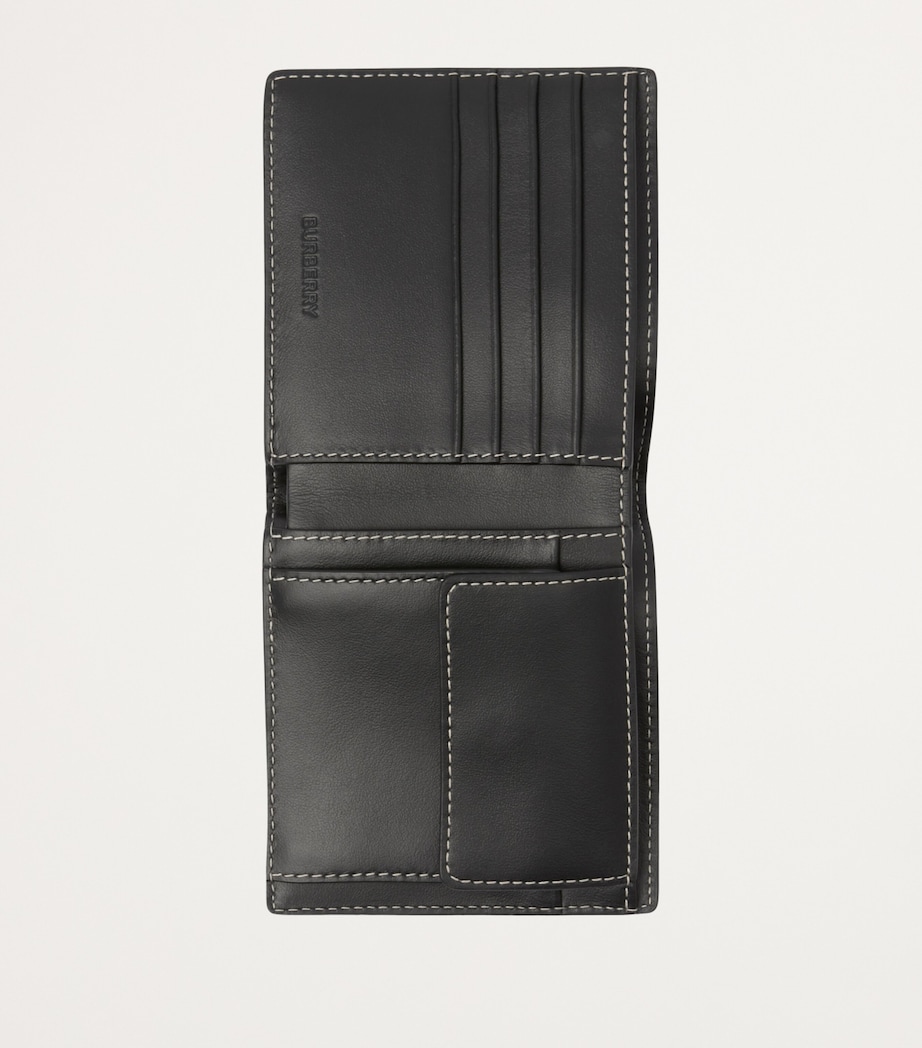 Check Bifold Coin Wallet DARK BIRCH BROWN Image 4