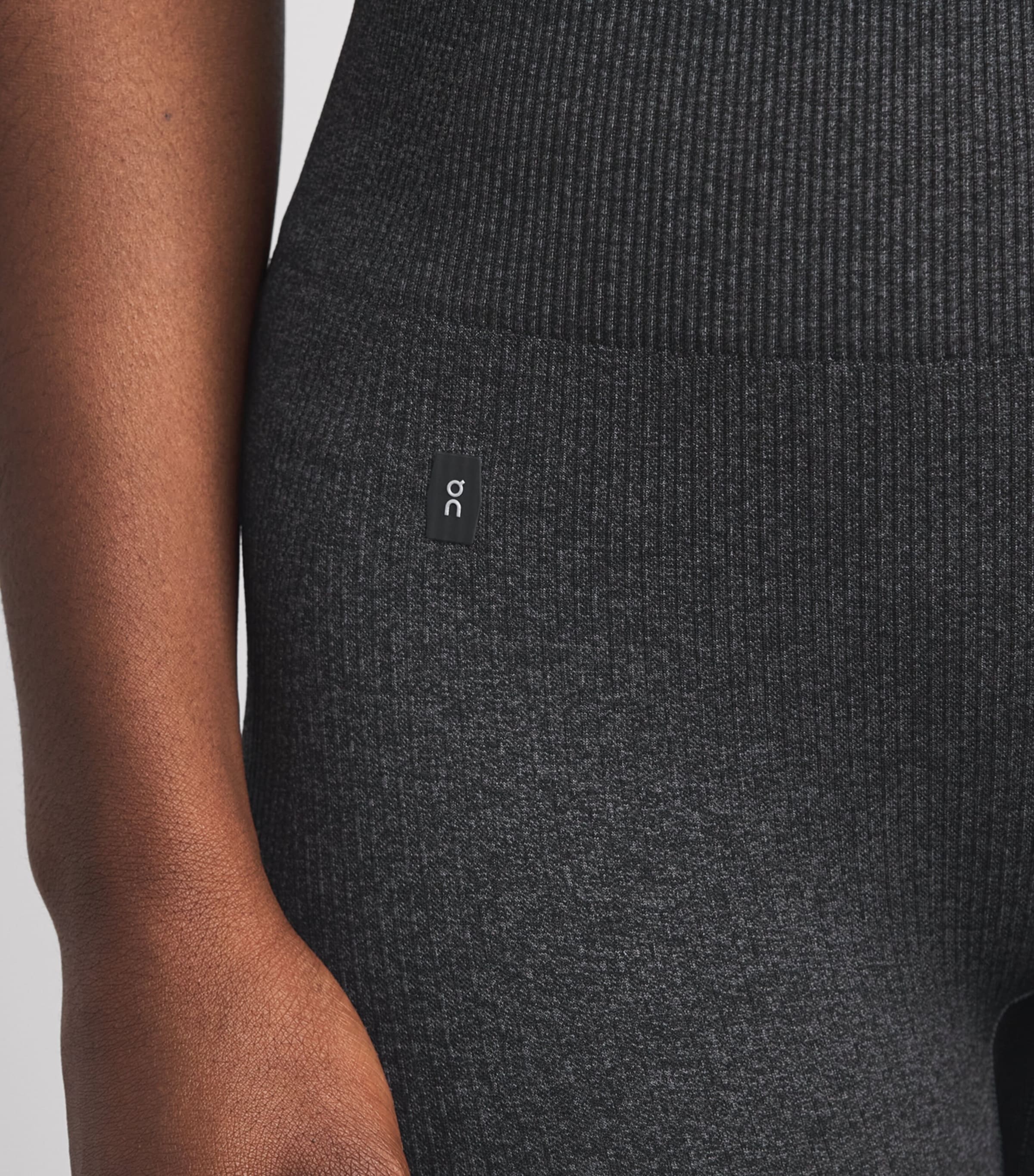 On Womens Knitted Studio Leggings Ember Heather Image 3
