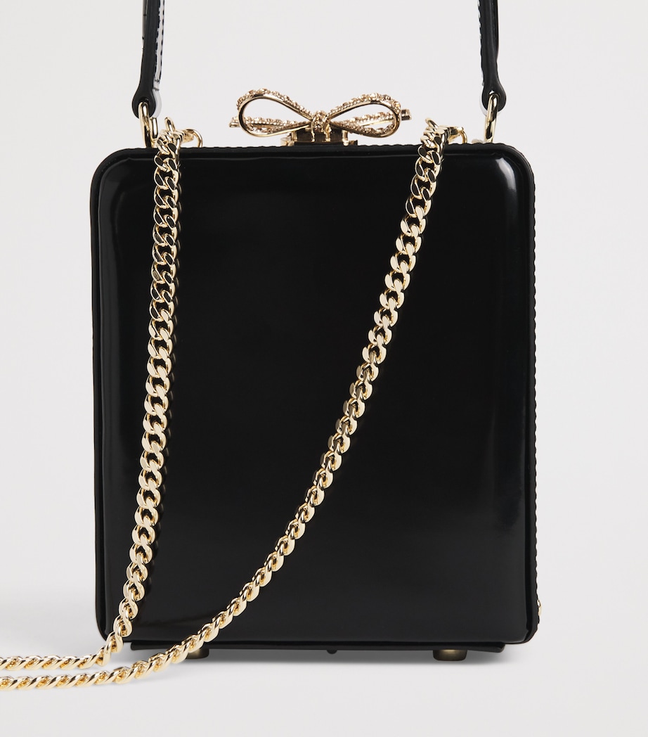 Mini Crystal-Embellished Top-Handle Bag GOLD Image 6