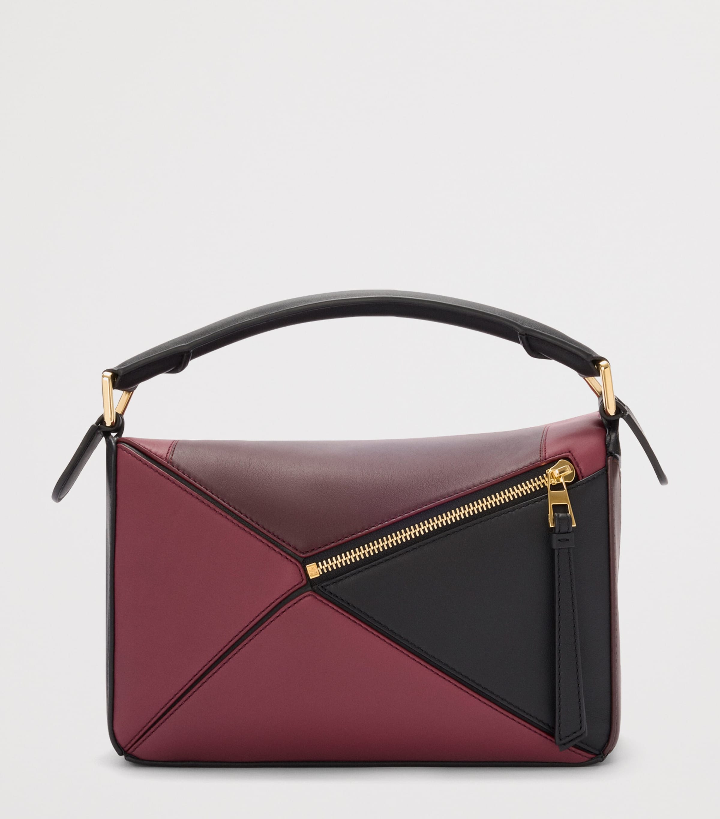 LOEWE Black x Albers Leather Puzzle Top-Handle Bag | Harrods US