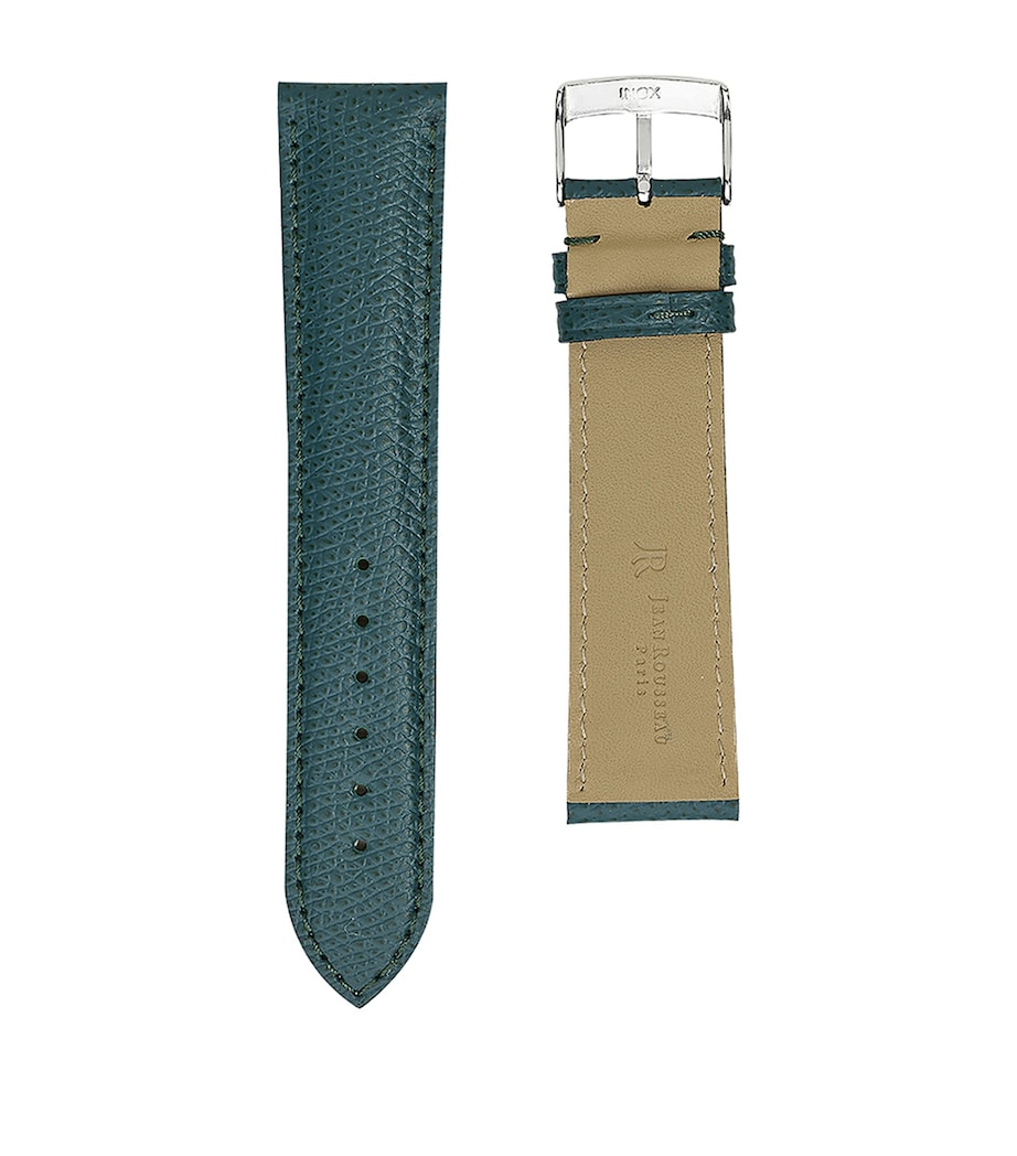 Jean Rousseau Leather Classic 3.5 Watch Strap (21mm) Green Image 2