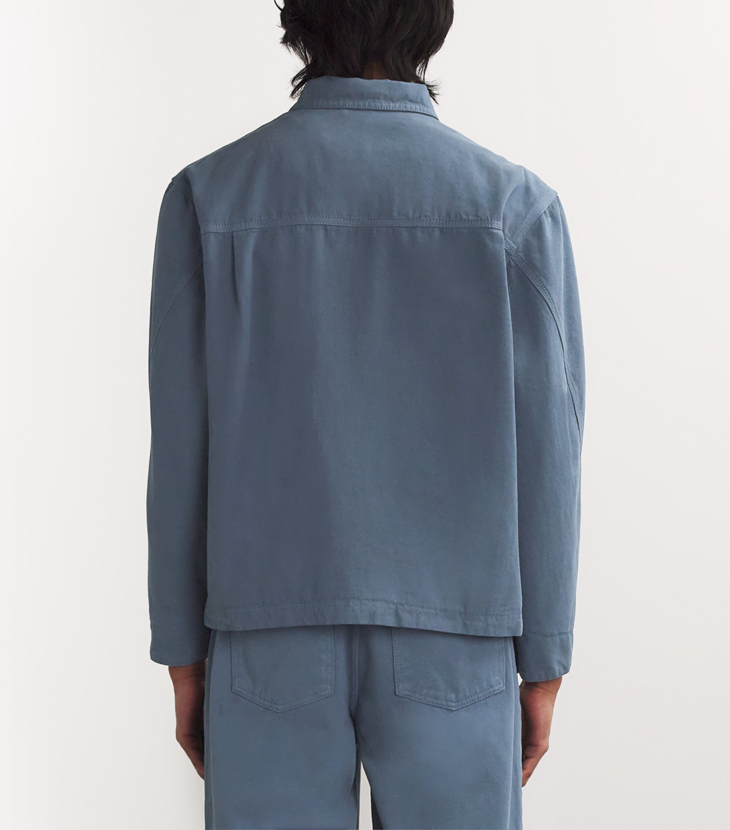Cotton Work Jacket BLUE Image 4