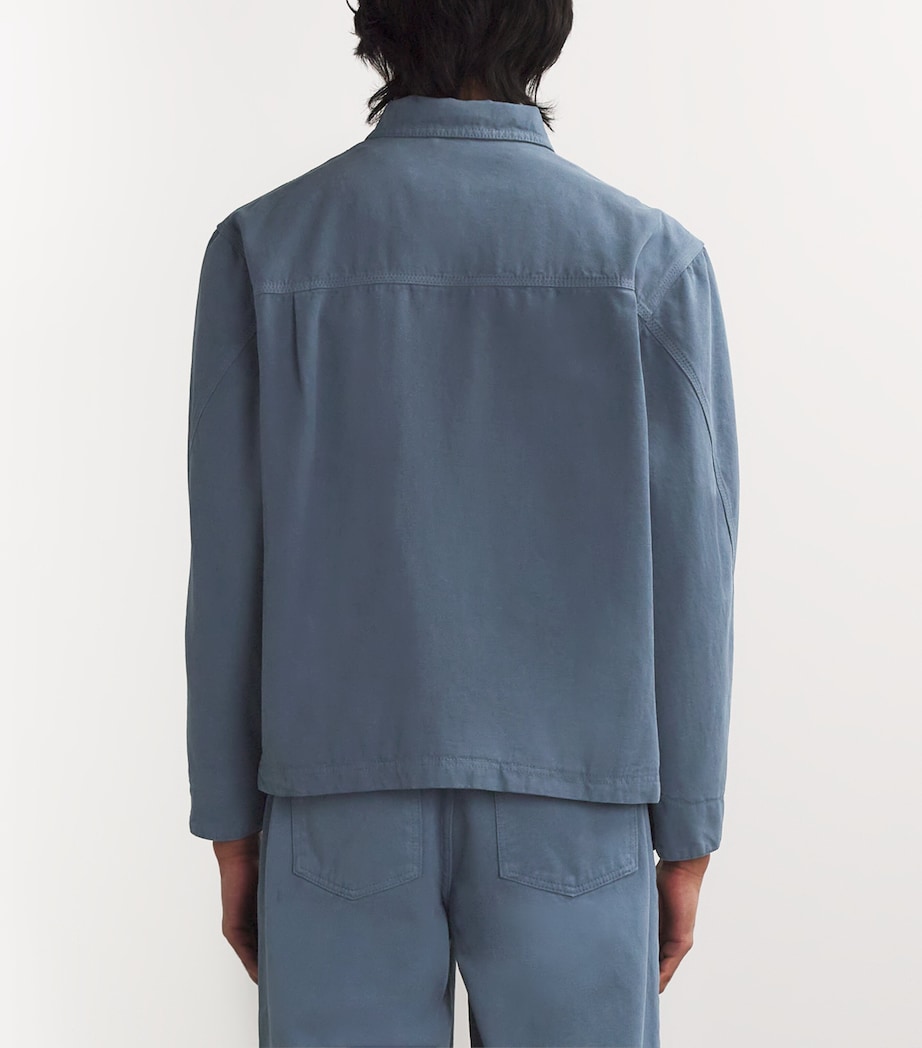 Cotton Work Jacket BLUE Image 4
