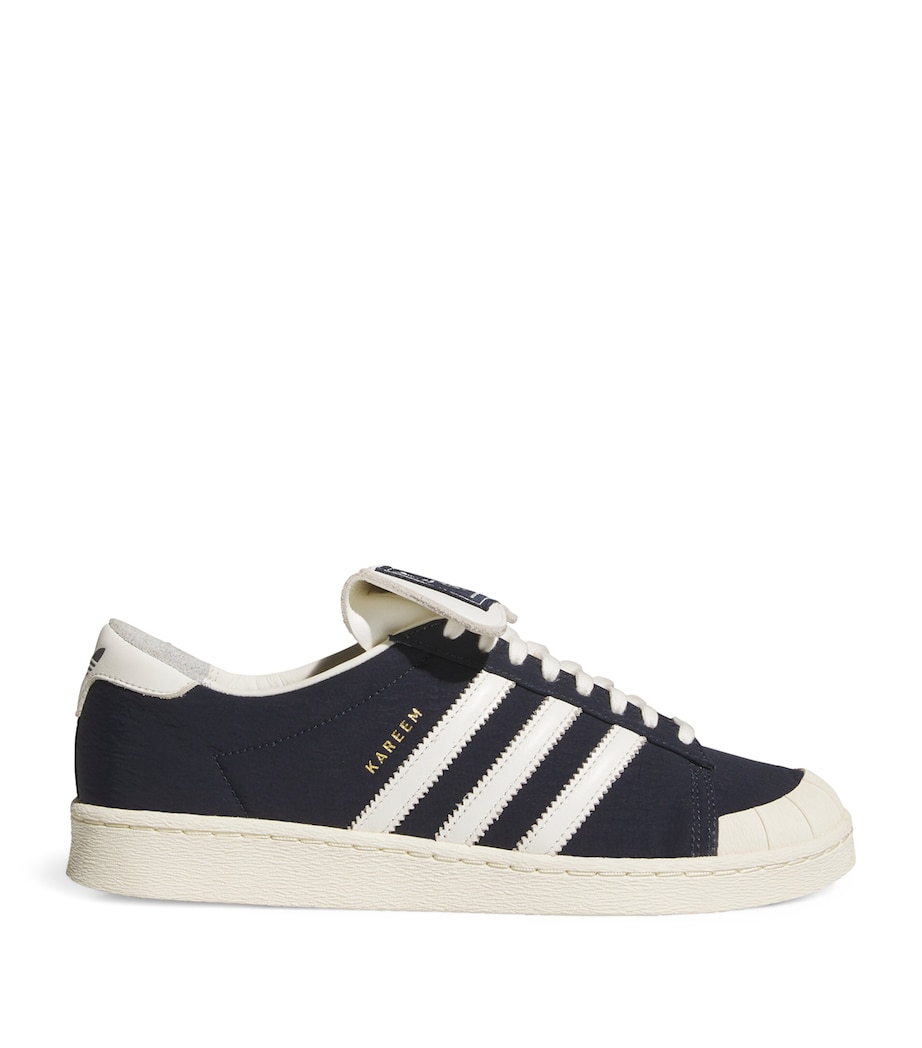x adidas Originals Leather Jabbar Sneakers LEGEND INK/GLD MTL Image 1