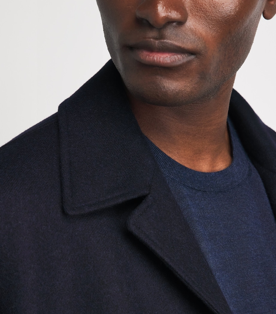 Herno Mens Virgin Wool Coat Image 3