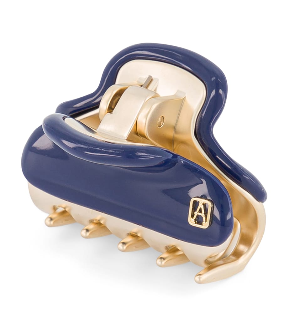 Gold-Plated Claw Hair Clip M5- MARINE/OR Image 2