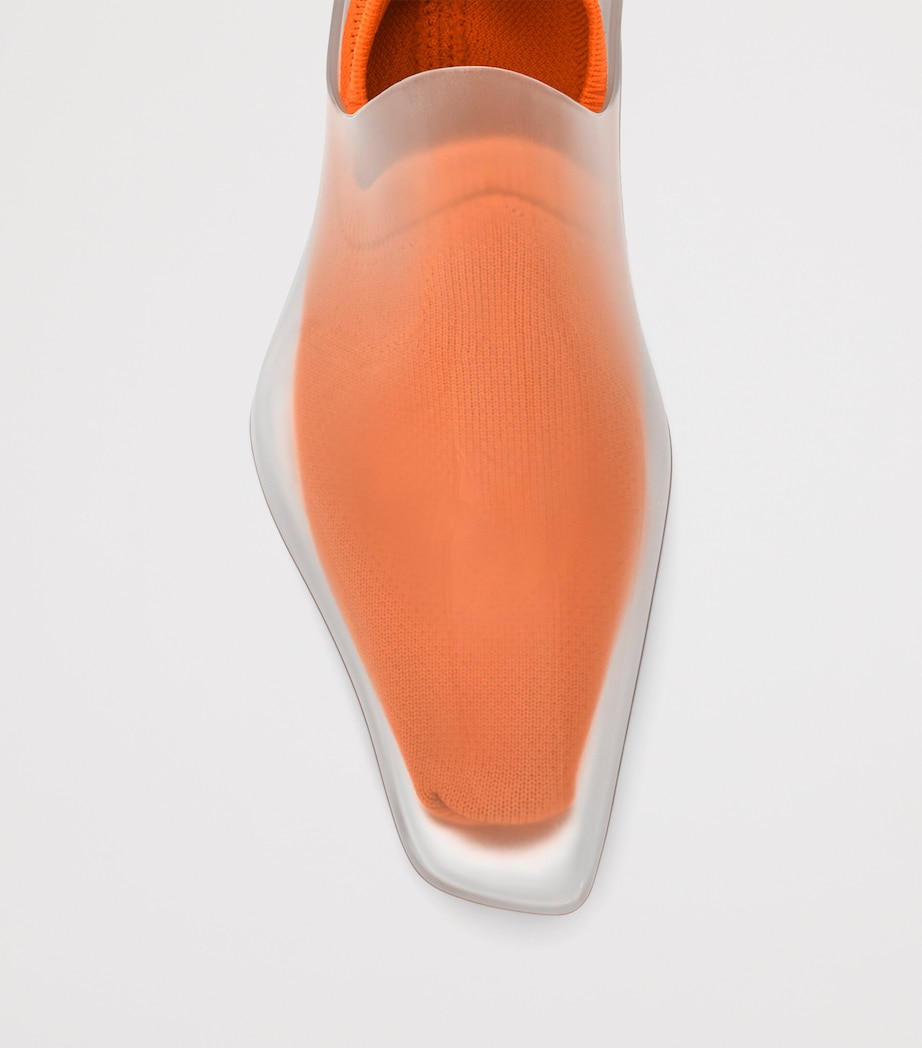 LOEWE Emily Aqua Ankle Boots 45 Transparent Image 9
