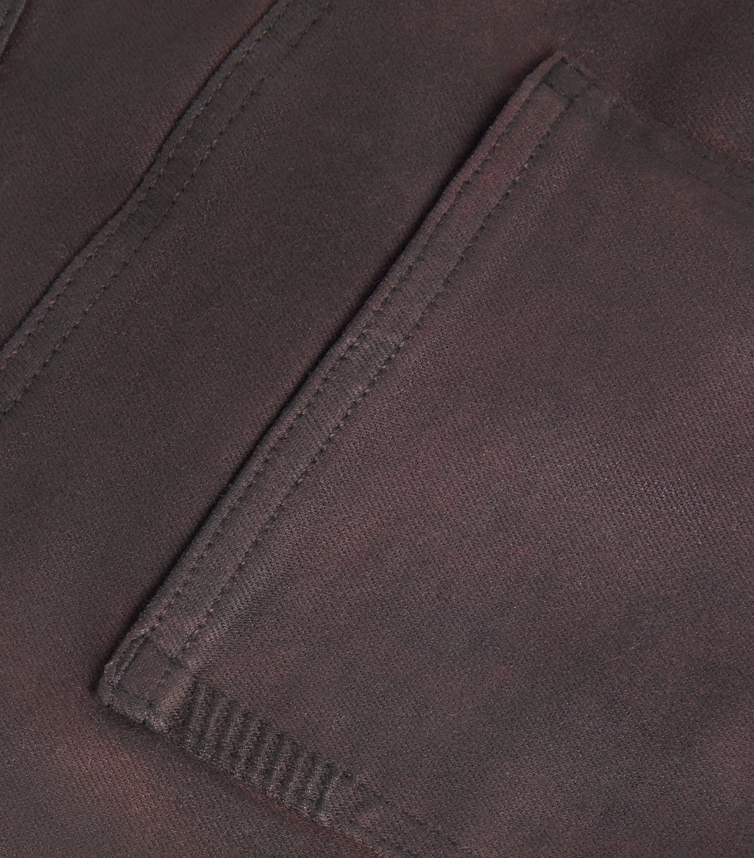 Coated Sasha Wide Jeans DRK OXBLD DIST COAT Image 5