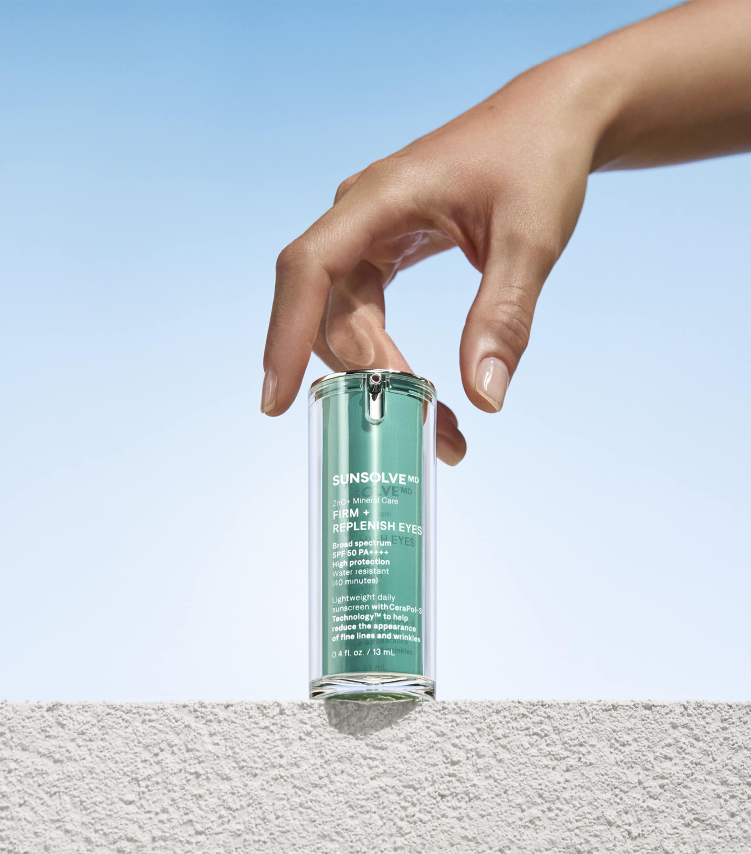 SunsolveMD Firm + Replenish Eye Cream SPF 50 (13ml) NO COLOUR Image 2