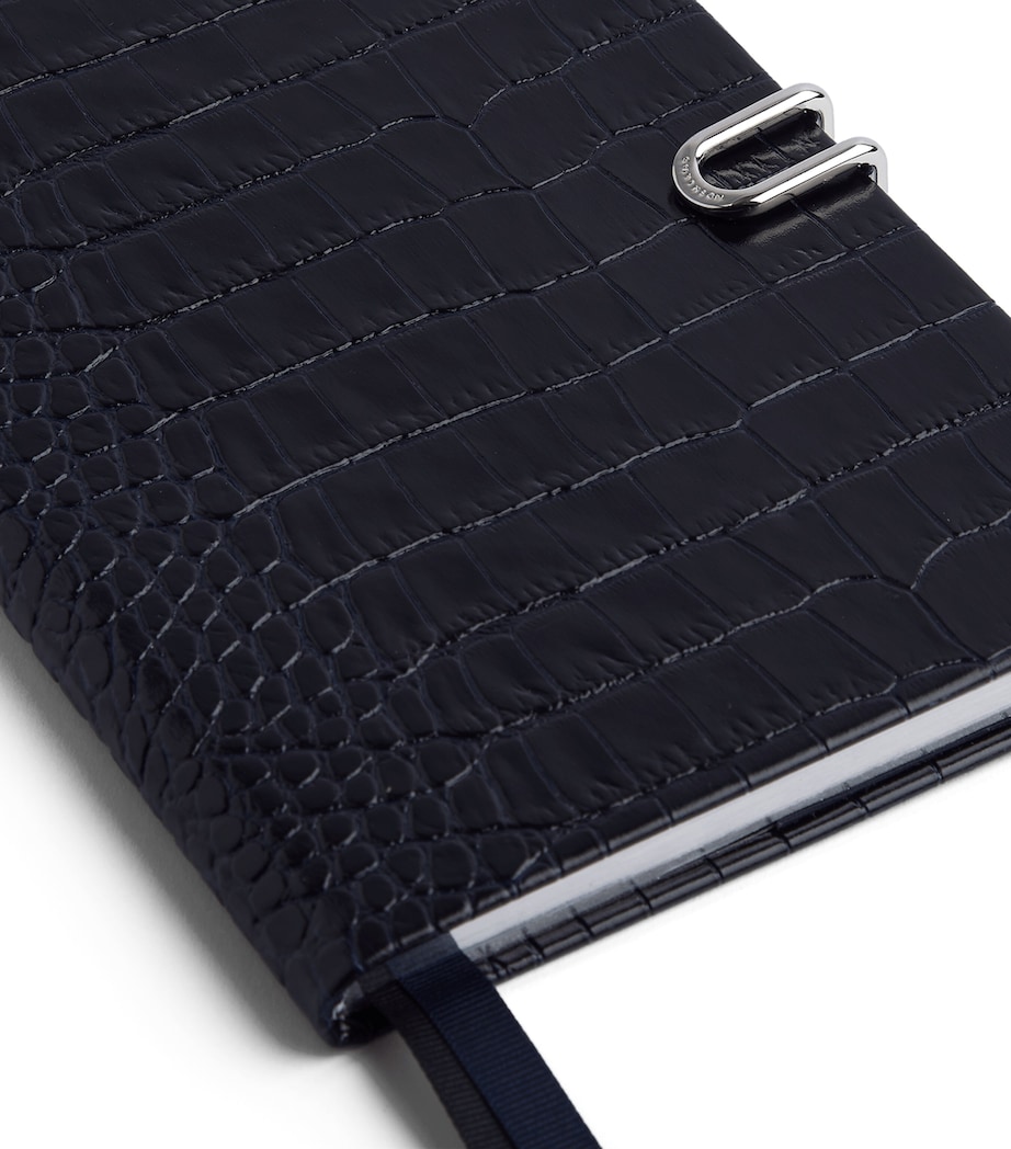 Smythson Leather Soho Weekly Diary 2027 Navy Image 5