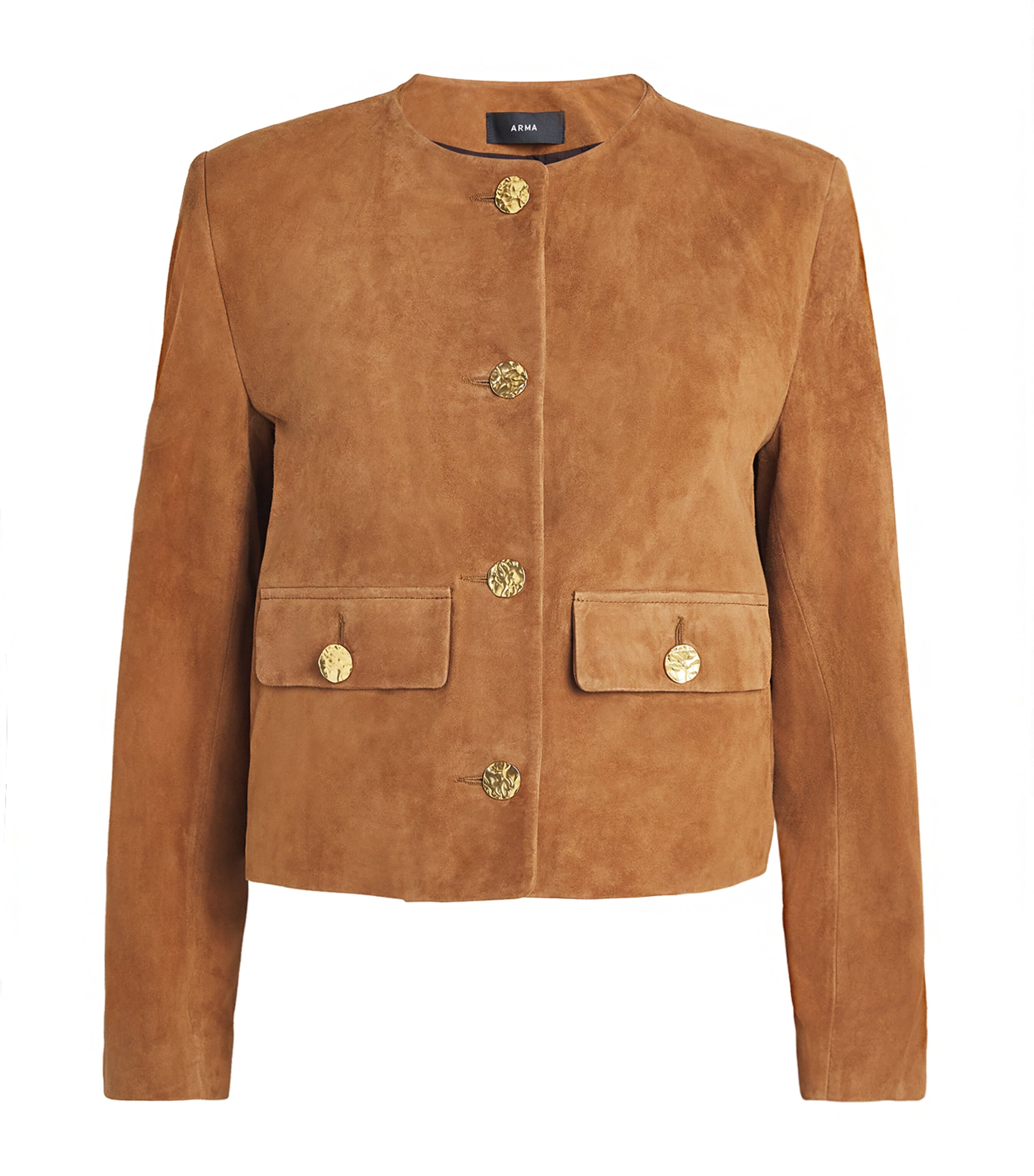 Suede Gaya Jacket WHISKEY Image 1