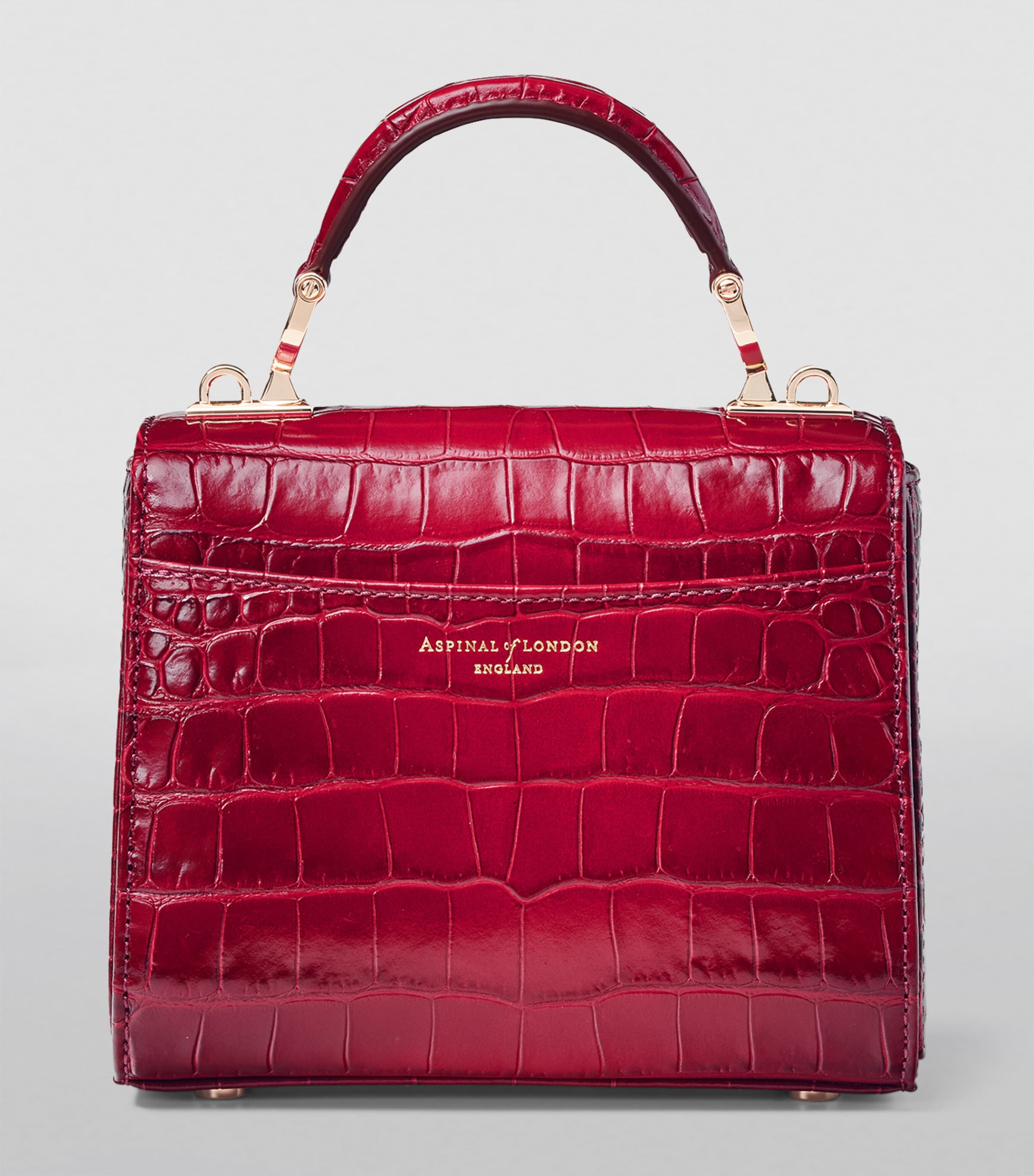 Mini Mayfair Top-Handle Bag CHERRY Image 3